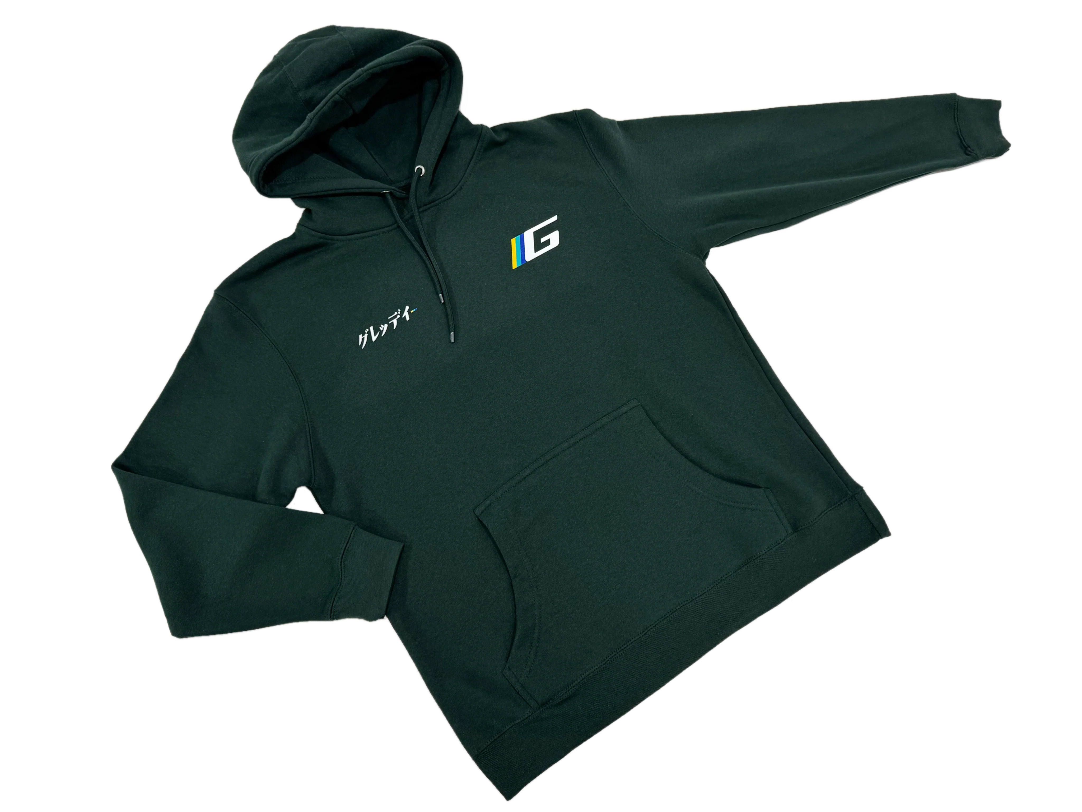 GReddy "94" Pullover Hood - Sports Green - Image 4