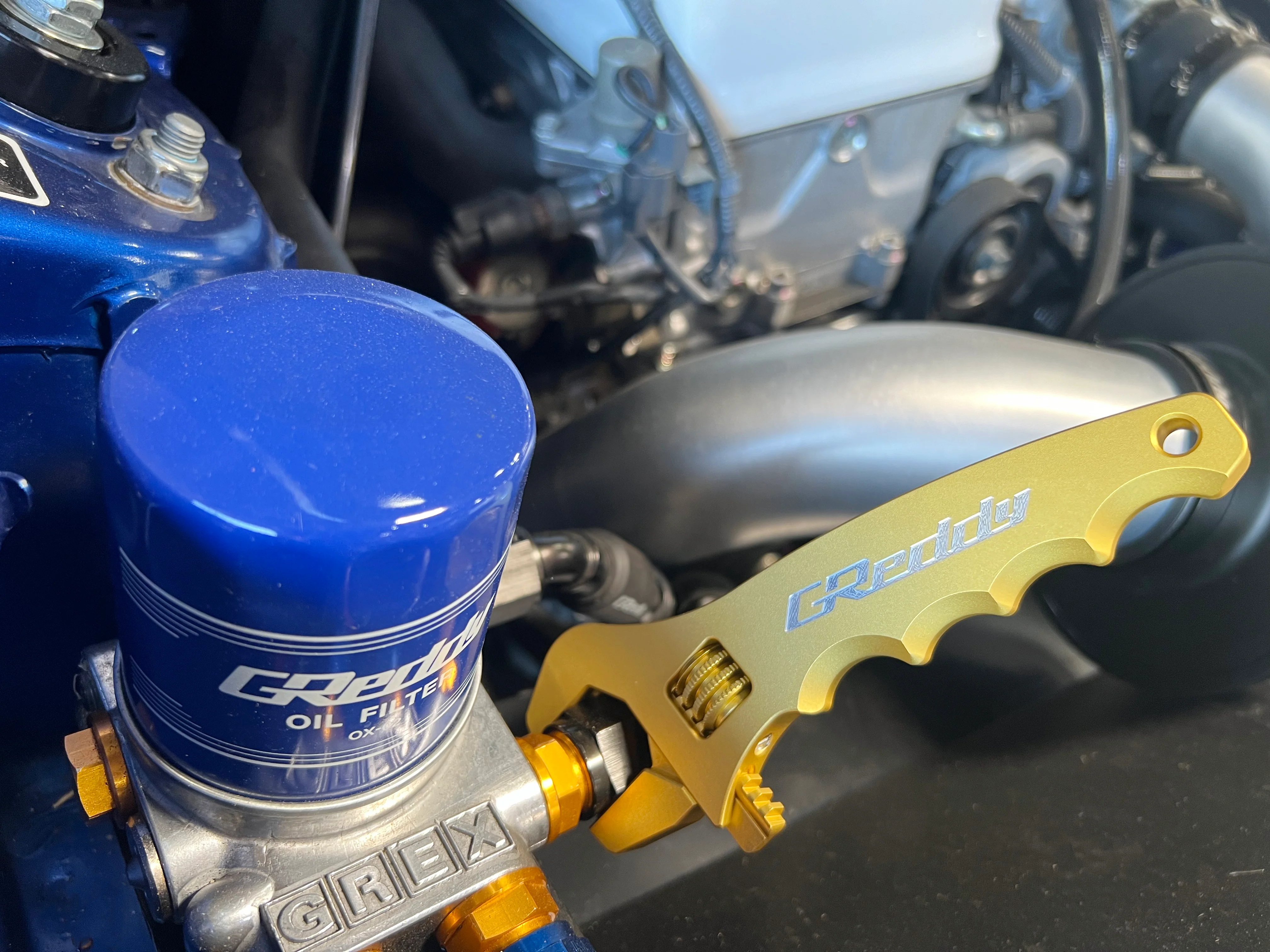 GReddy Adjustable AN Wrench V3 - Gold Anodized - Image 2