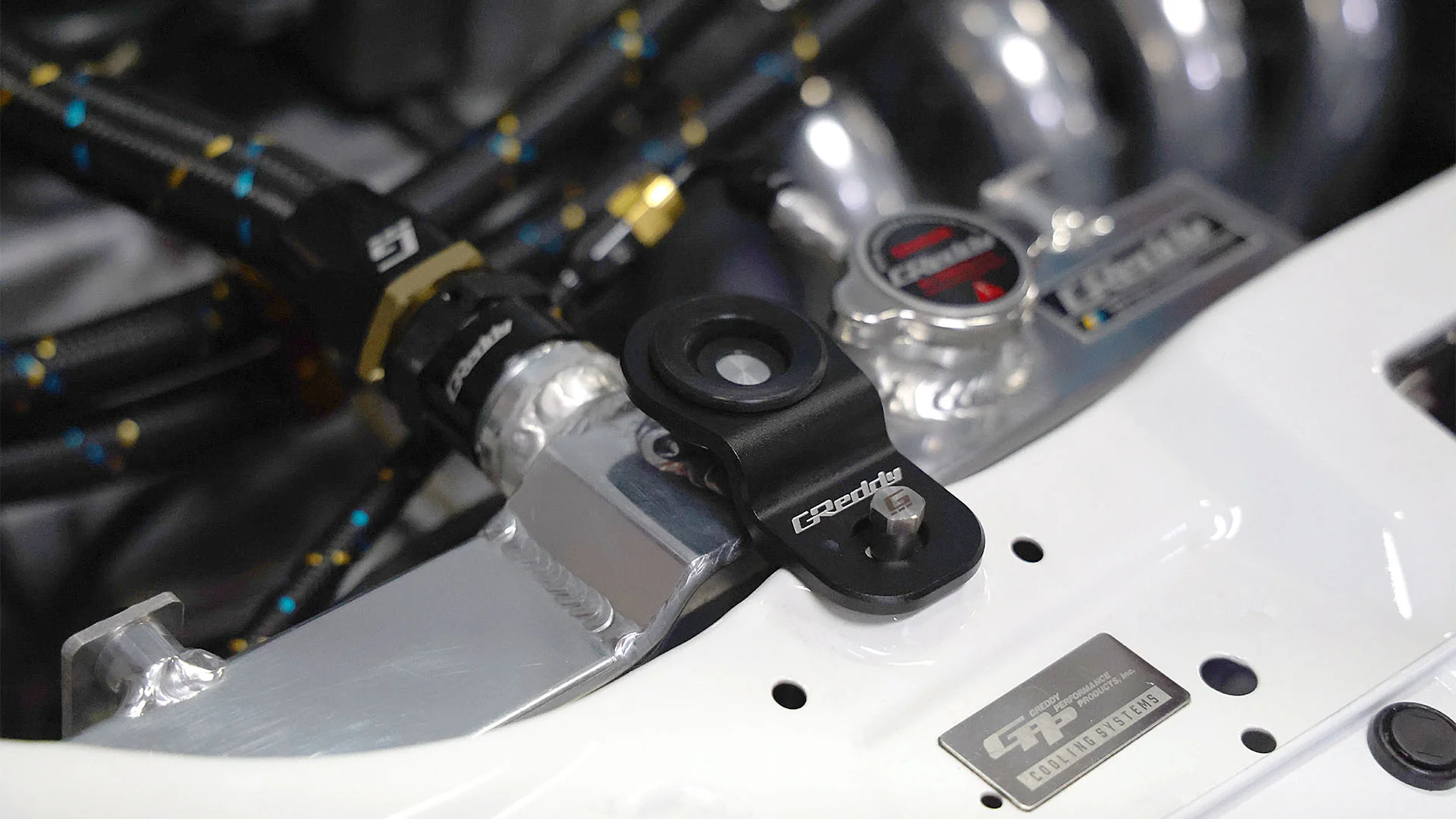 GReddy Billet Aluminum Radiator Mount Bracket (EG/EK 92-00 Honda Civic) - Image 2