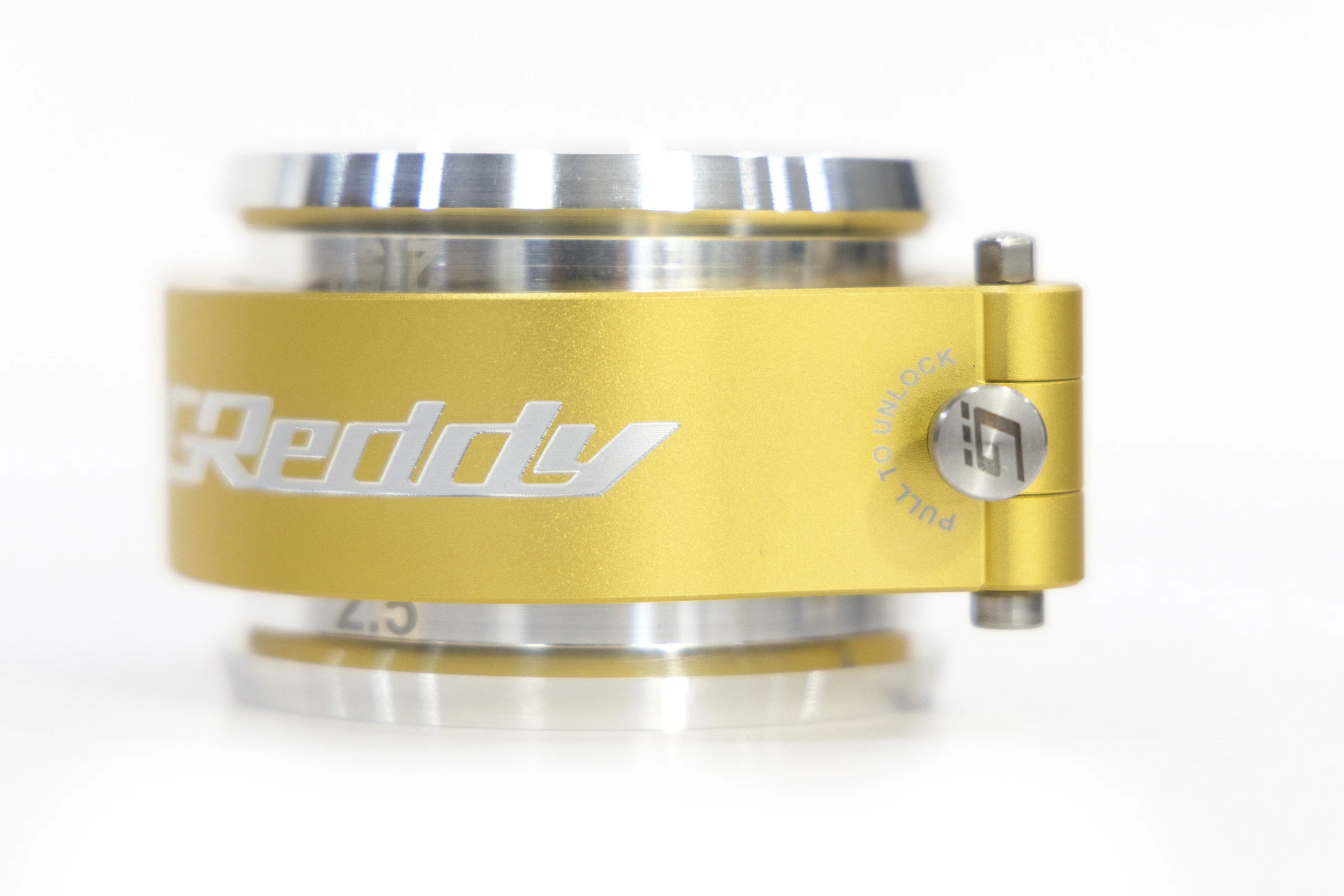 GREDDY 2.5" BOOST TUBE CLAMP WITH WELD-ON RINGS (GOLD) - (22420250) - Image 4