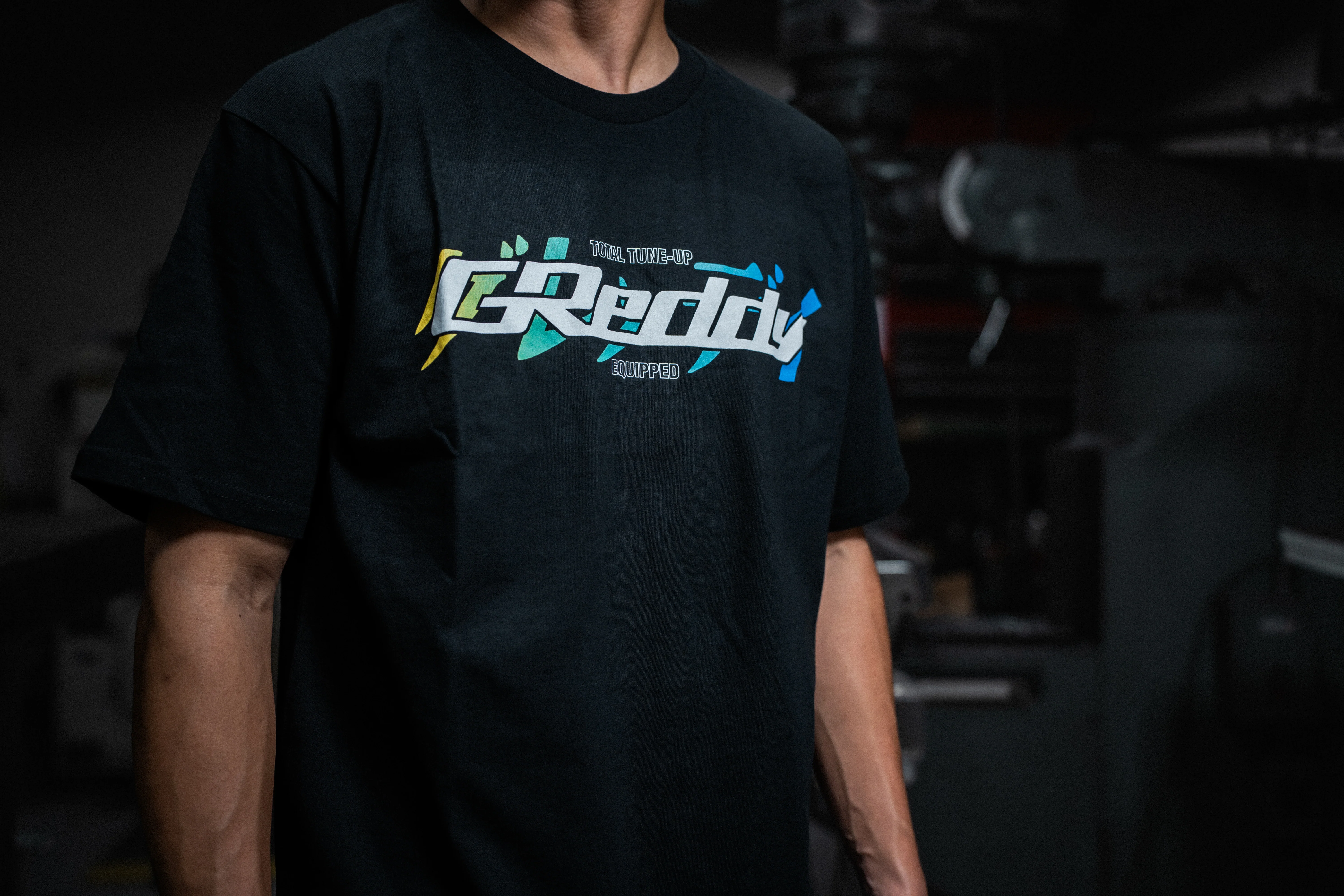 GReddy Equipped Tee - Black - Image 4