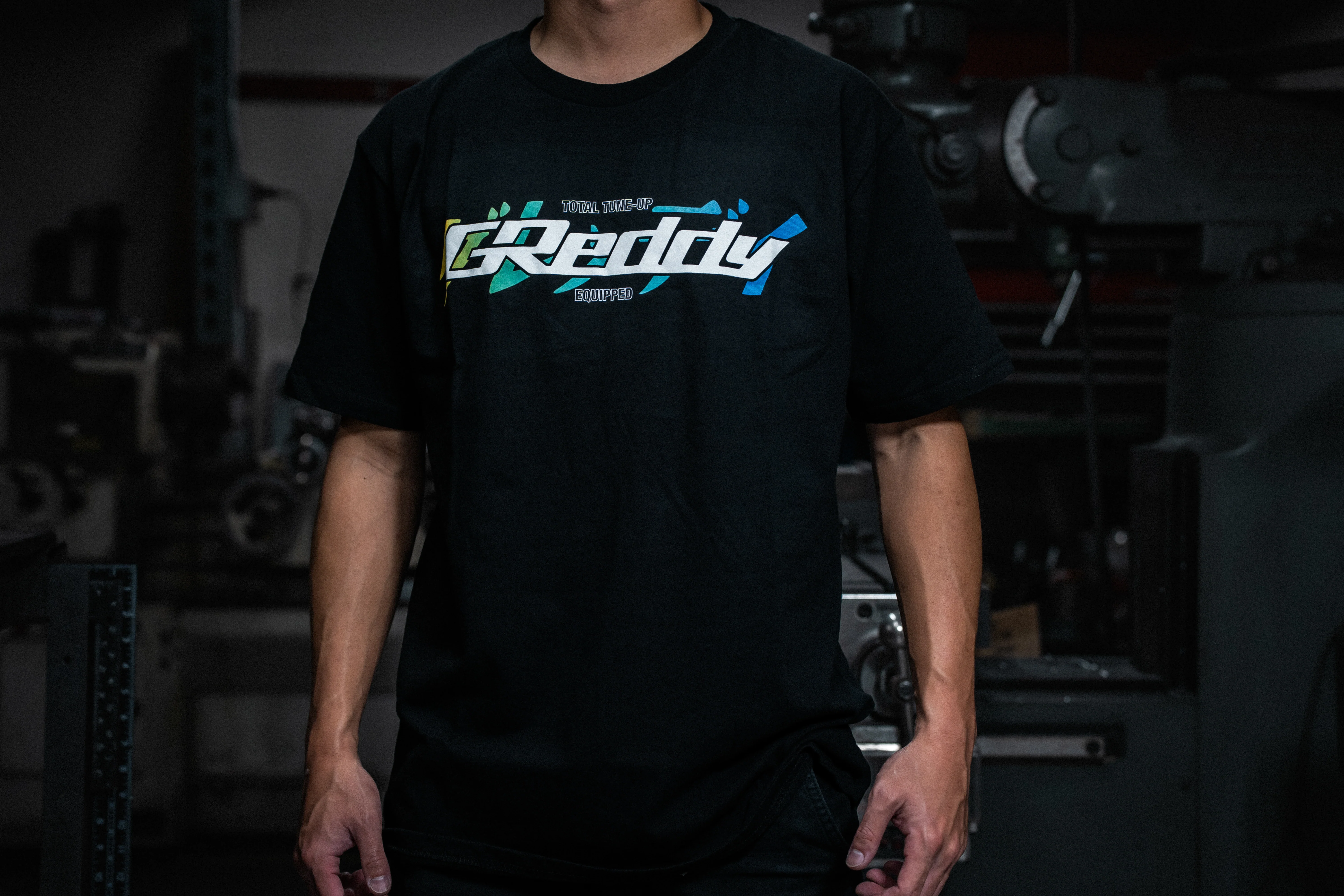 GReddy Equipped Tee - Black - Image 5