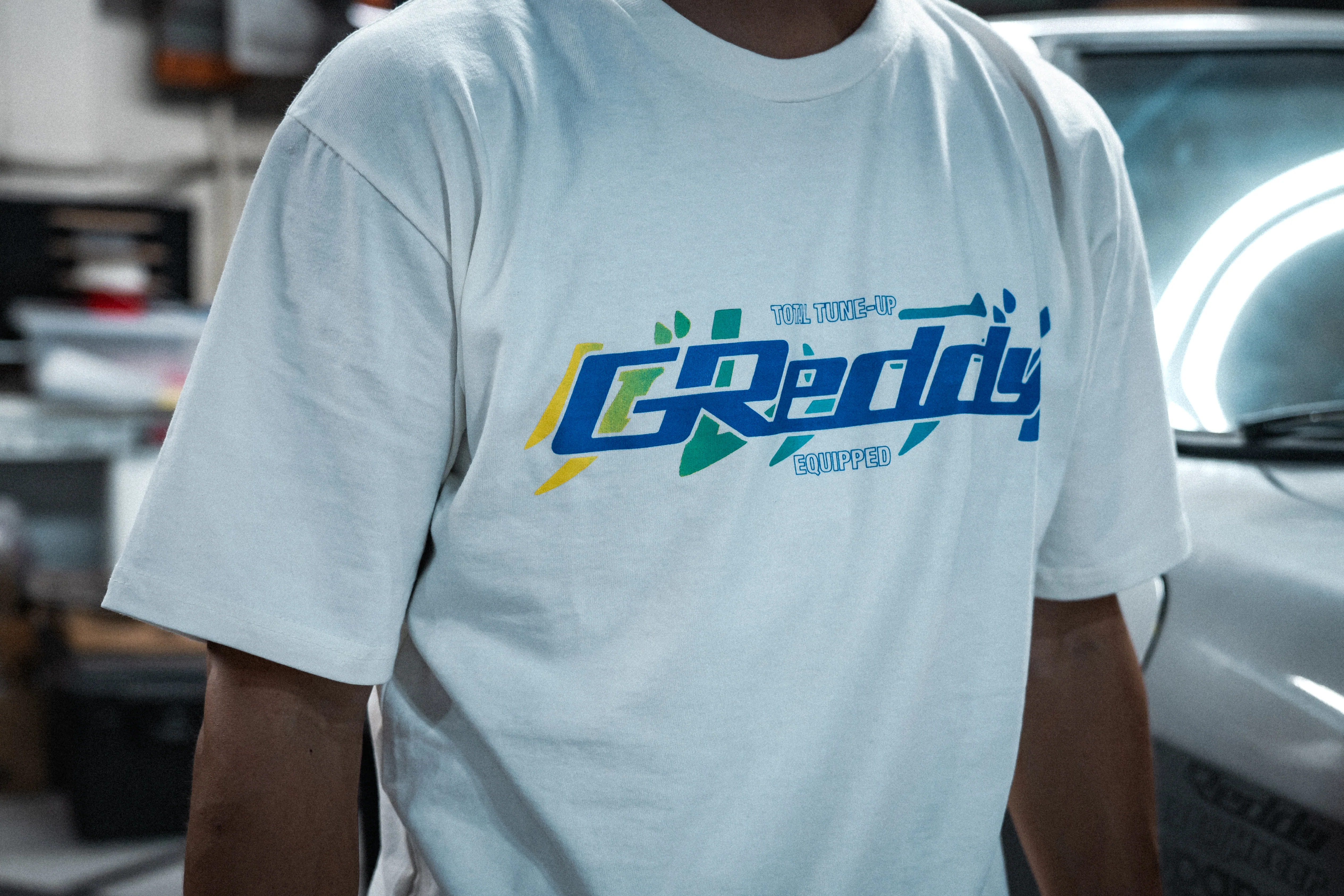GReddy Equipped Tee - Natural - Image 4