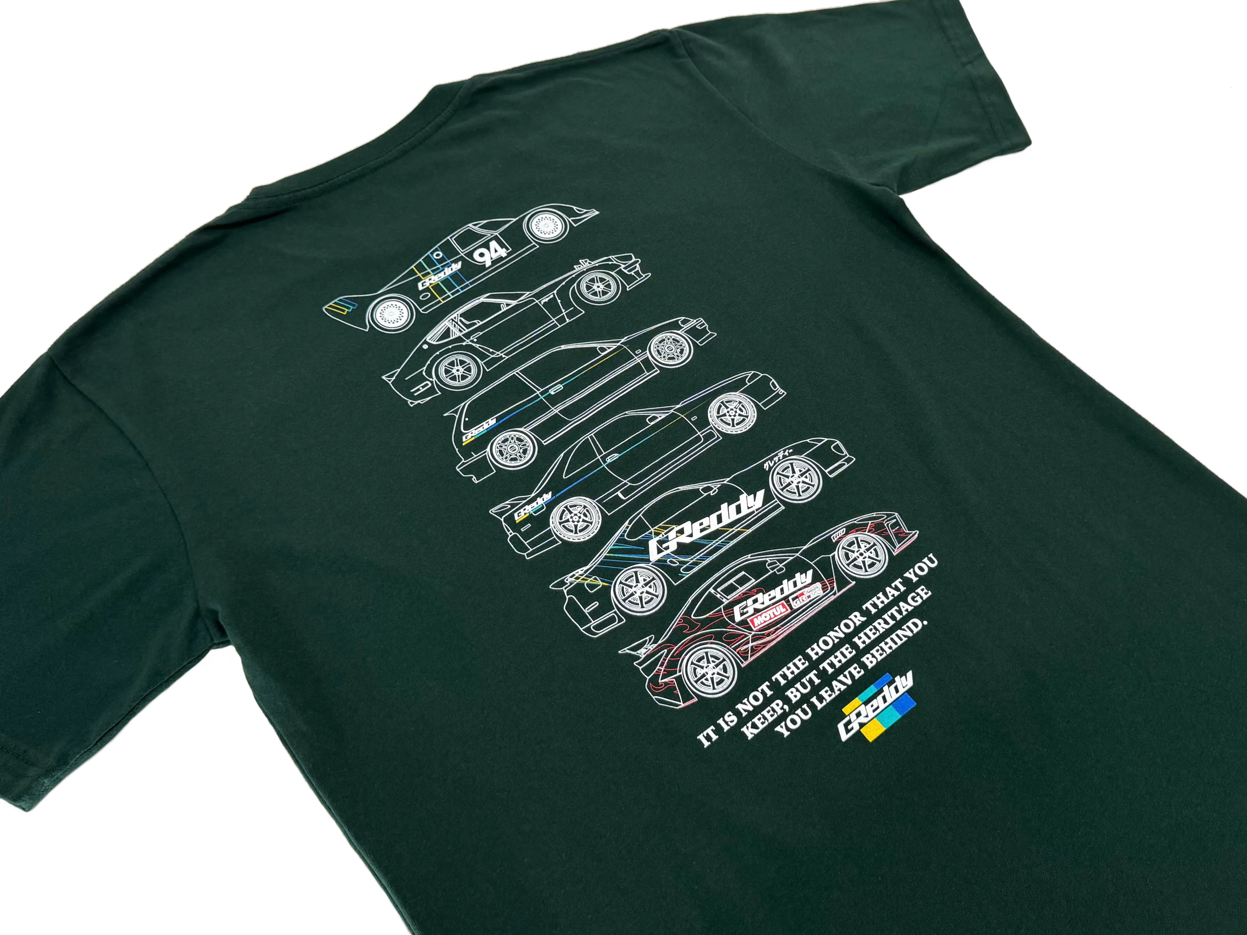 GReddy Heritage 4.0 Tee - Sports Green - Image 2