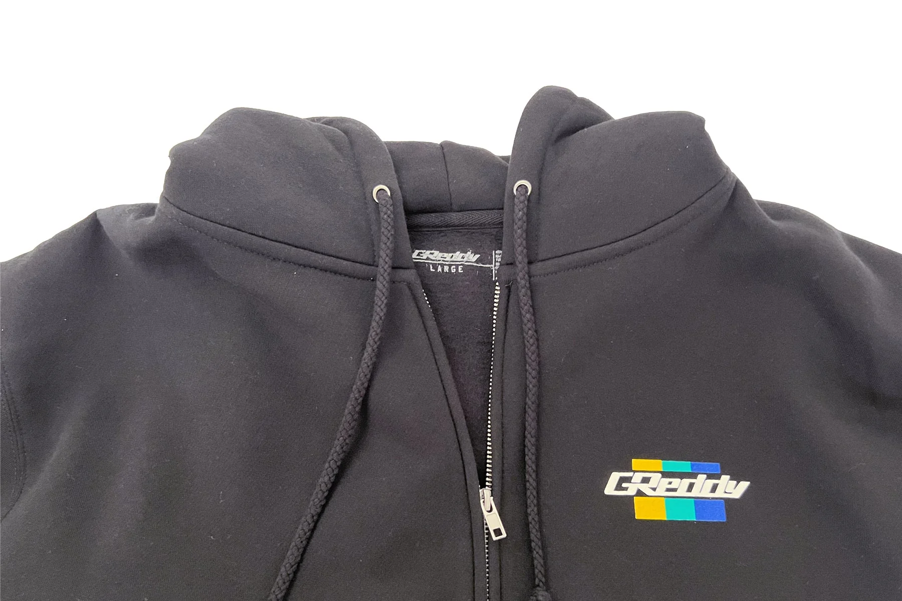 GReddy Katakana Pullover Hood - Dark Gray - Image 4