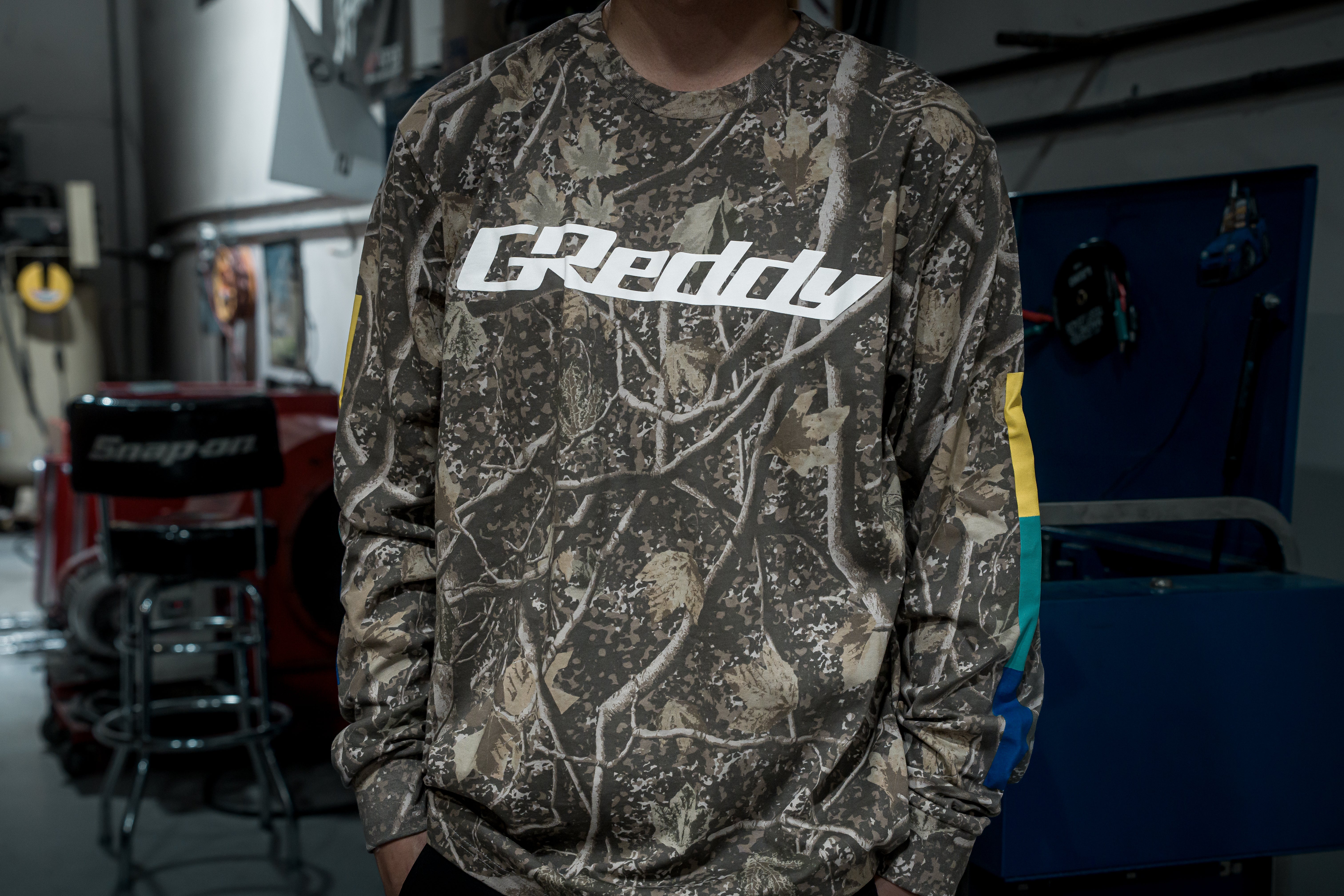 GReddy OG Long Sleeve Tee - Camo - Image 2