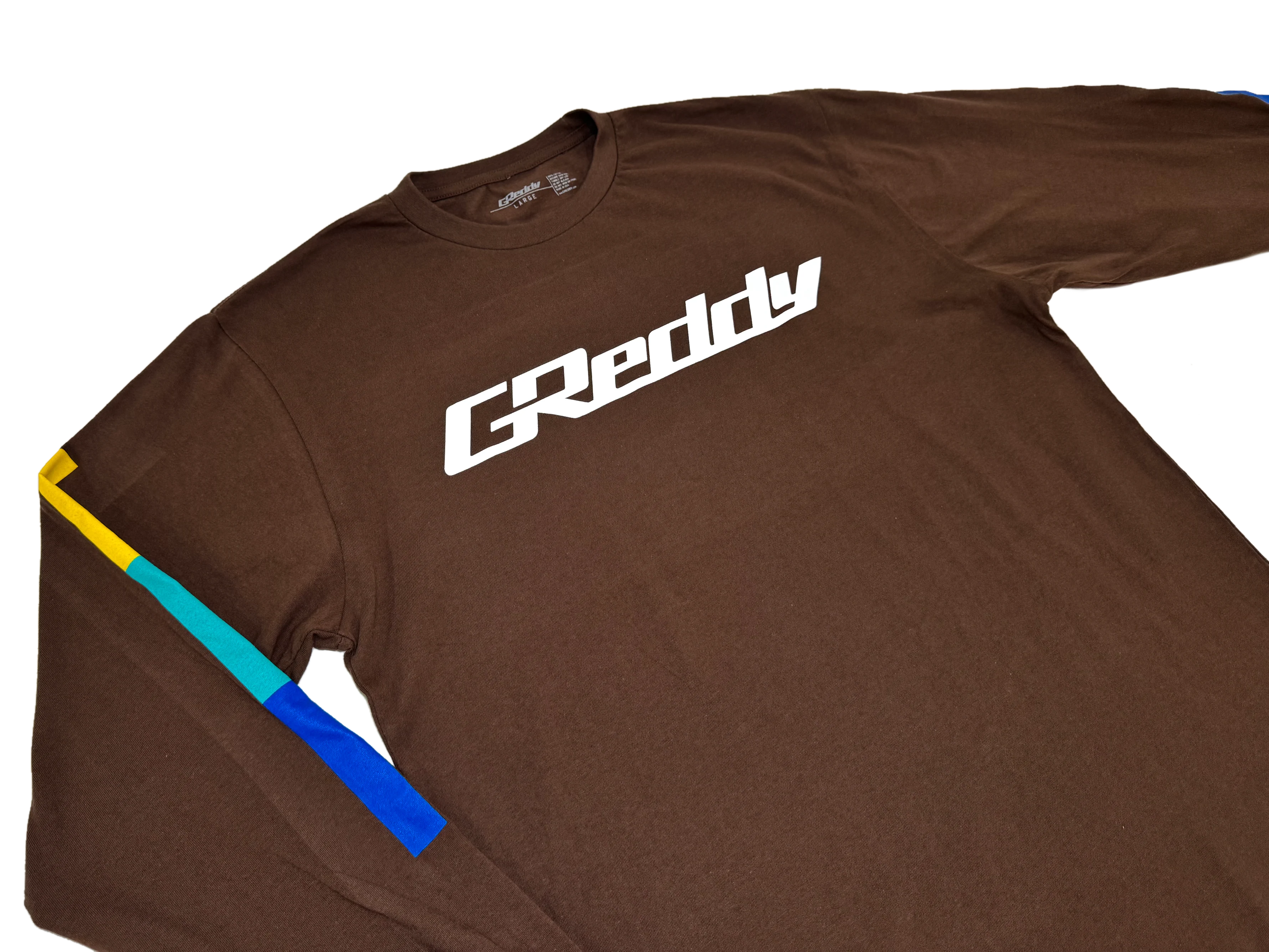 GReddy OG Long Sleeve Tee - Chestnut - Image 2