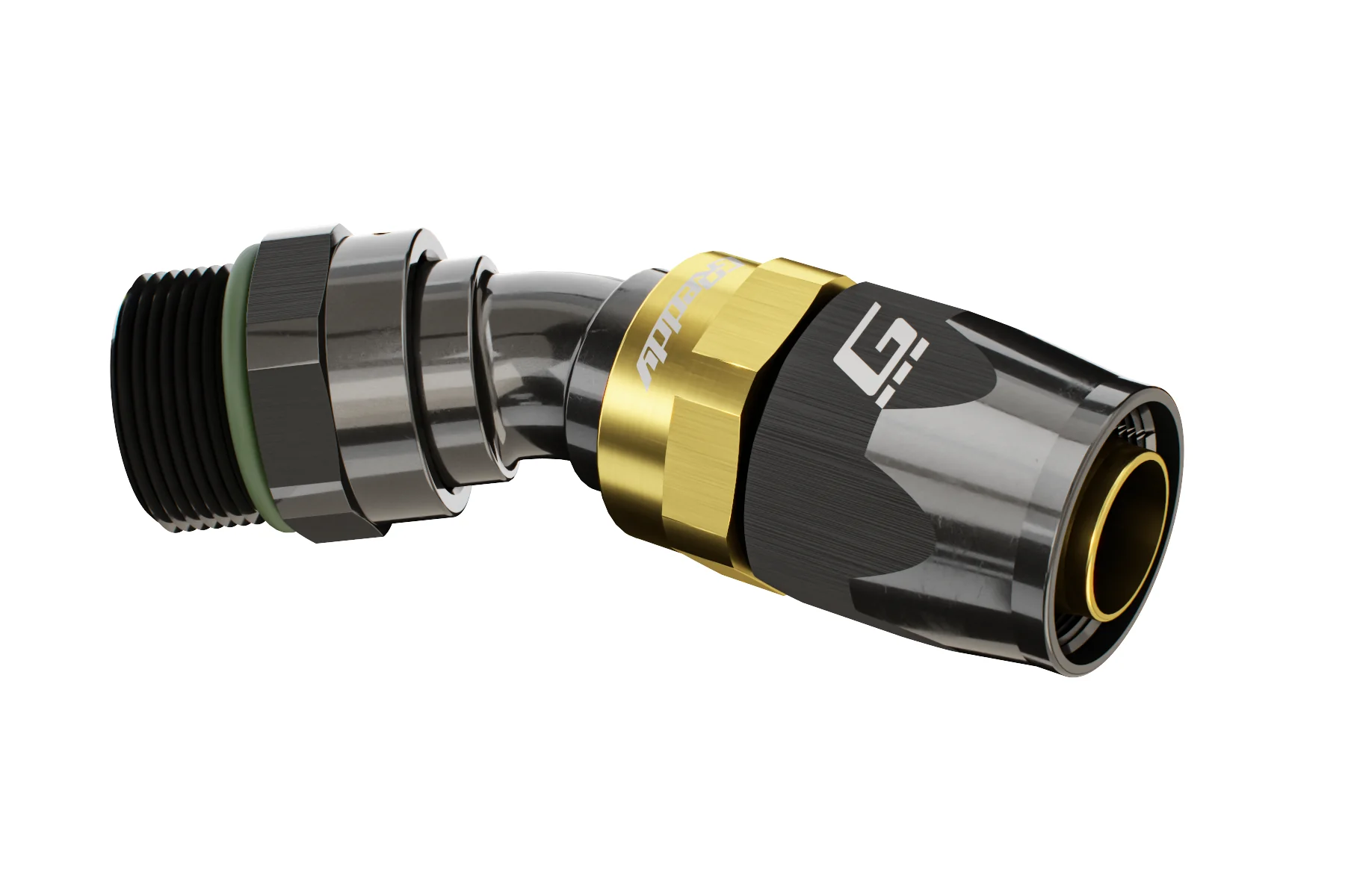 GREDDY ORB MALE 30 DEG. AN HOSE END(s) - BLACK/GOLD - (12810630 12810830 12811030 12811230) - Image 2