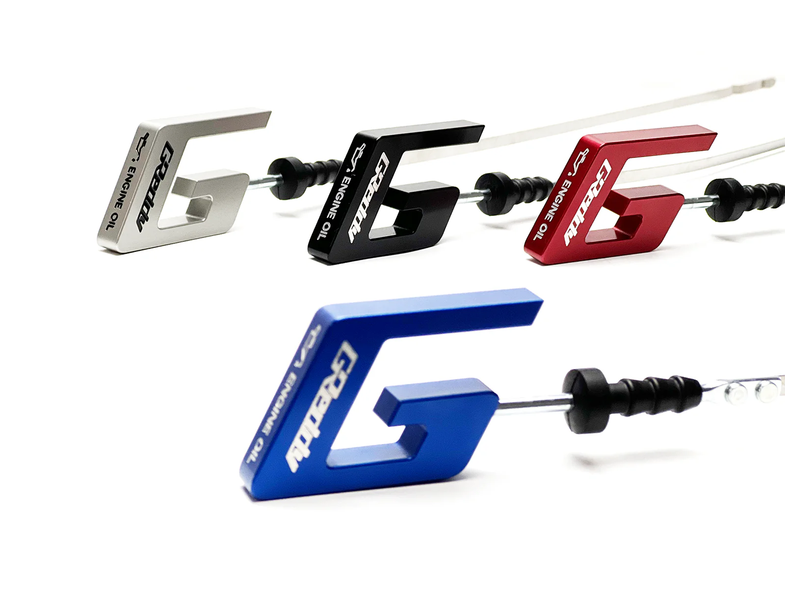GREDDY RB26DETT “G” ENGINE DIPSTICK(s)- Silver, Black, Blue, or Red - (2390120x) - Image 3