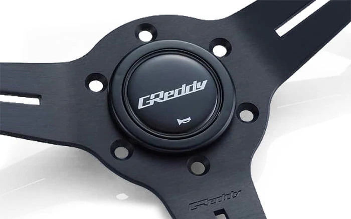 GREDDY SPORT STEERING WHEEL - 3 STRIPE MED DISH - (16600001) - Image 4