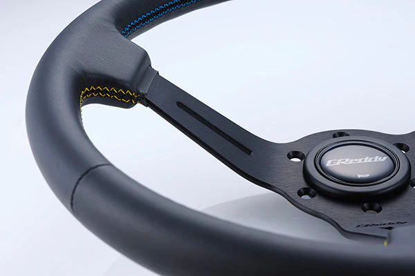 GREDDY SPORT STEERING WHEEL - 3 STRIPE DEEP DISH - (16600002) - Image 4