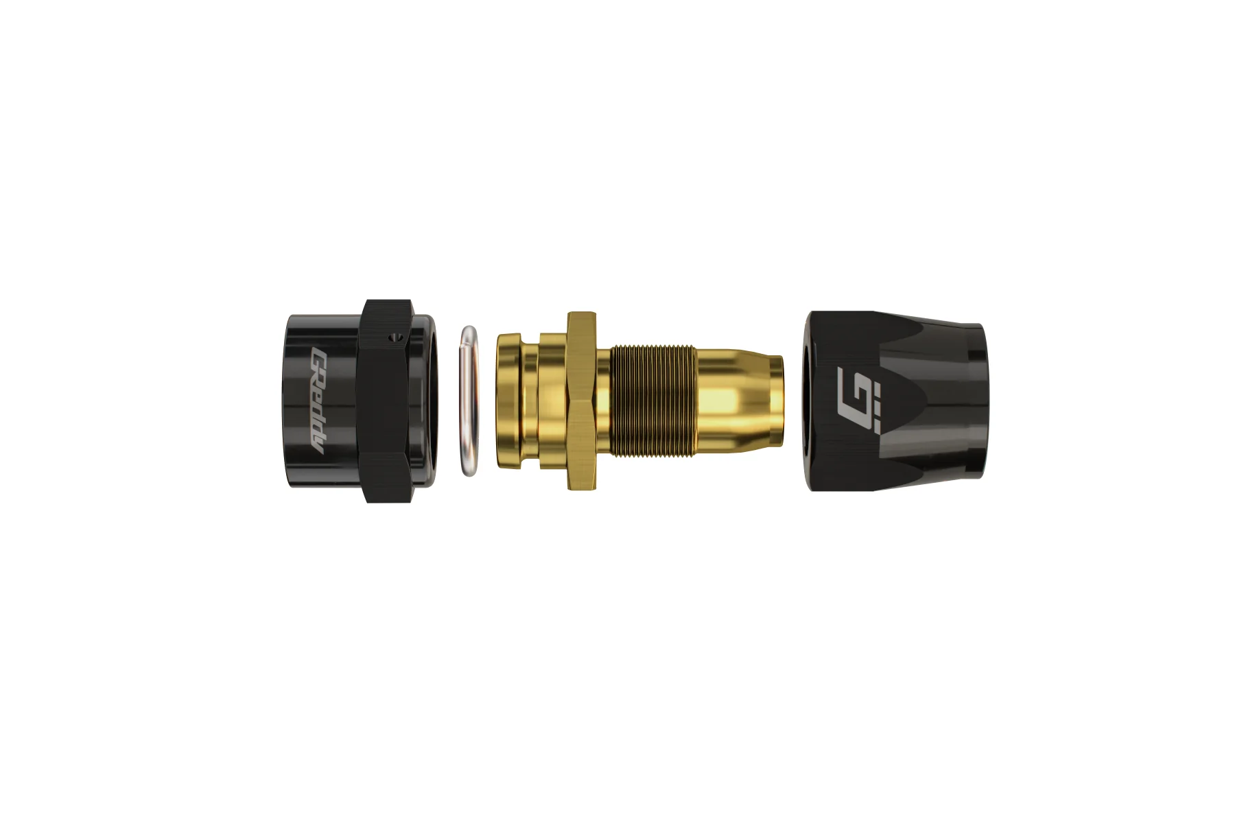 GREDDY STRAIGHT AN HOSE END(s)- BLACK/GOLD - (12800400 12800600 12800800 12801000 12801200 12801600) - Image 6