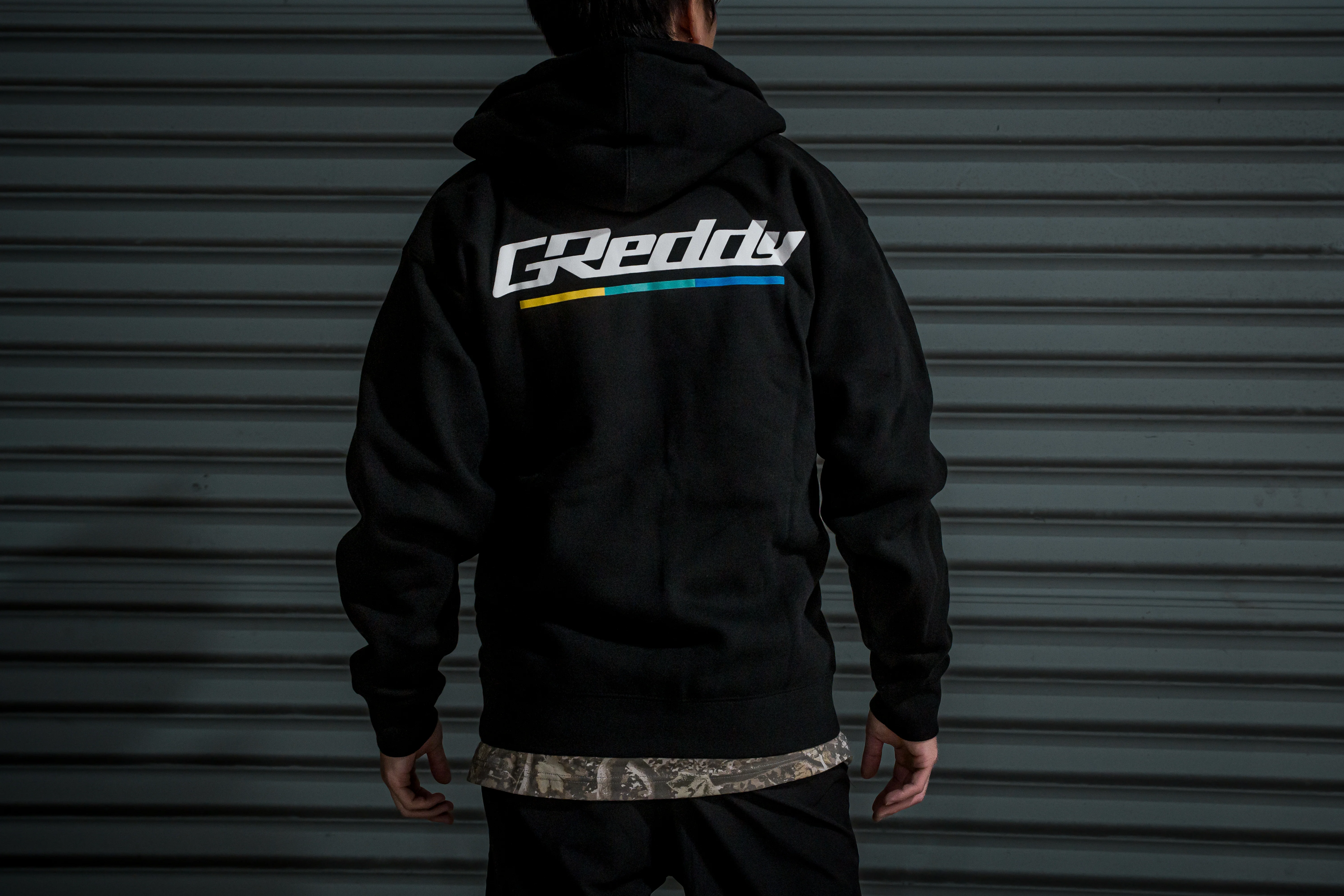 GReddy Total Tune-Up Zip Hood - Black - Image 3