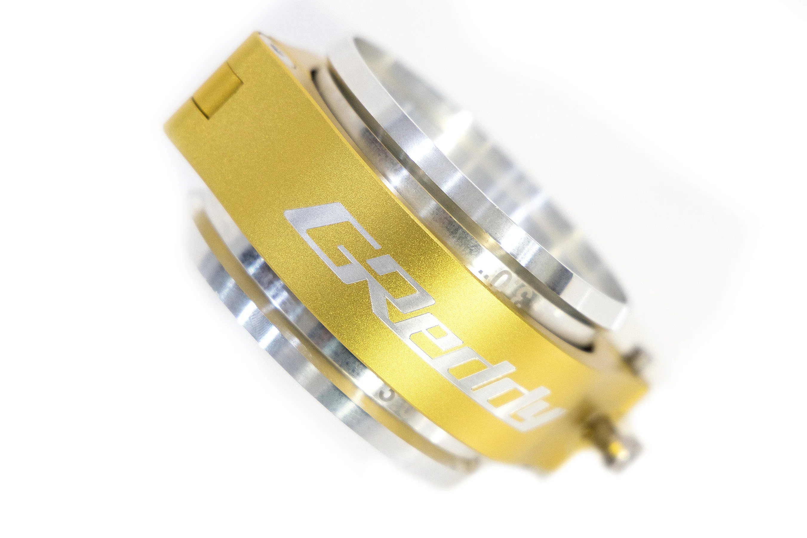 GREDDY 3.0" BOOST TUBE CLAMP WITH WELD-ON RINGS (GOLD) - (22420300) - Image 5
