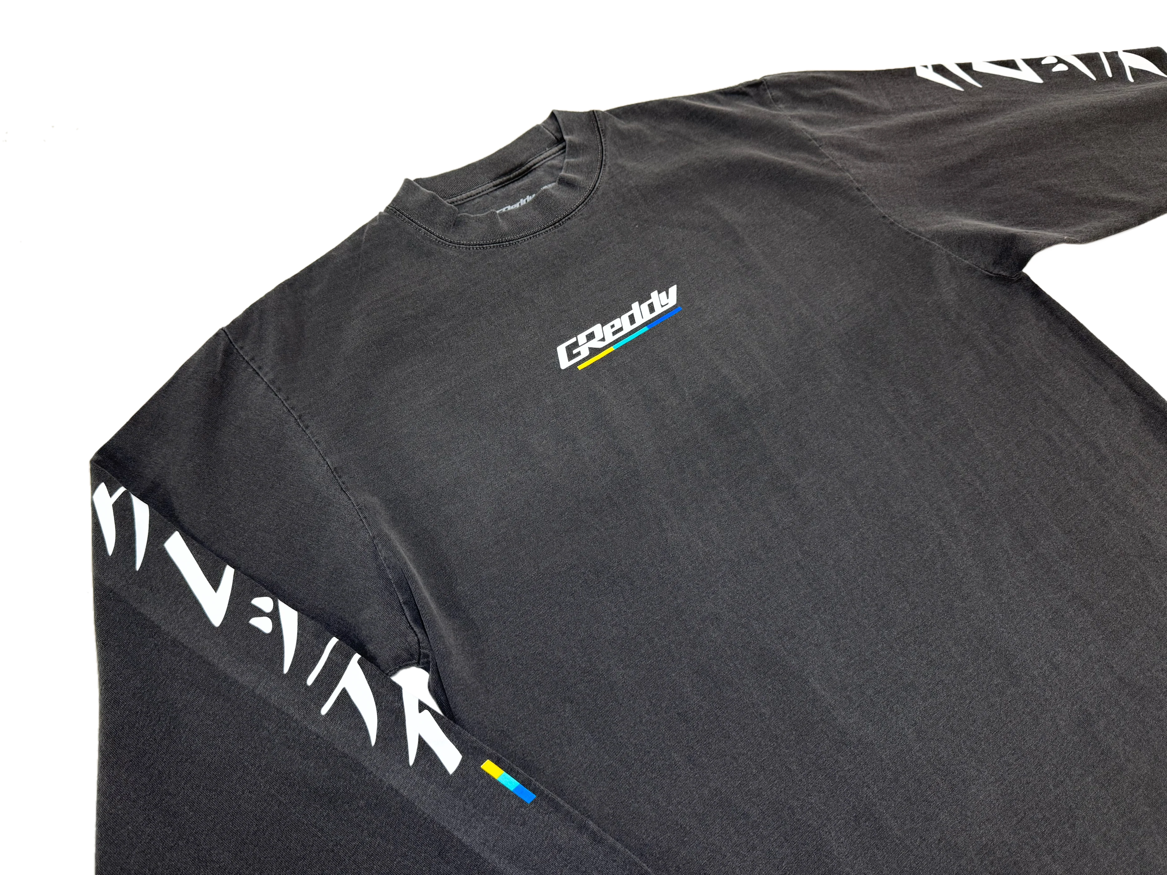GReddy Understripe Boxy Long Sleeve Tee - Shadow - Image 2