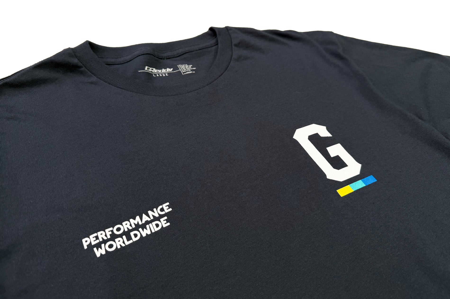 GReddy Worldwide Seal Tee - Navy Blue - Image 2