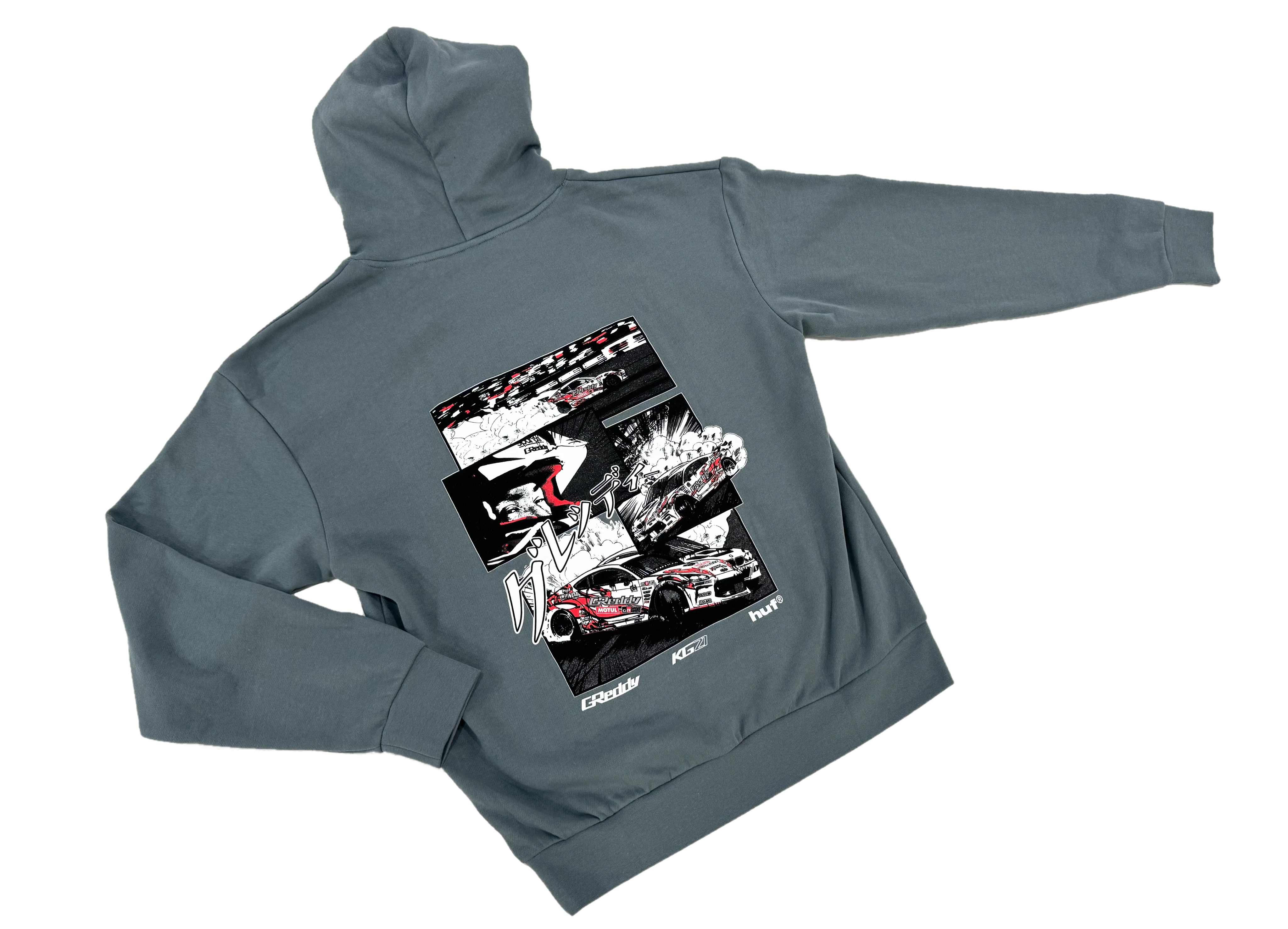 GReddy X HUF Reveal Hood(s)- Blue Magic