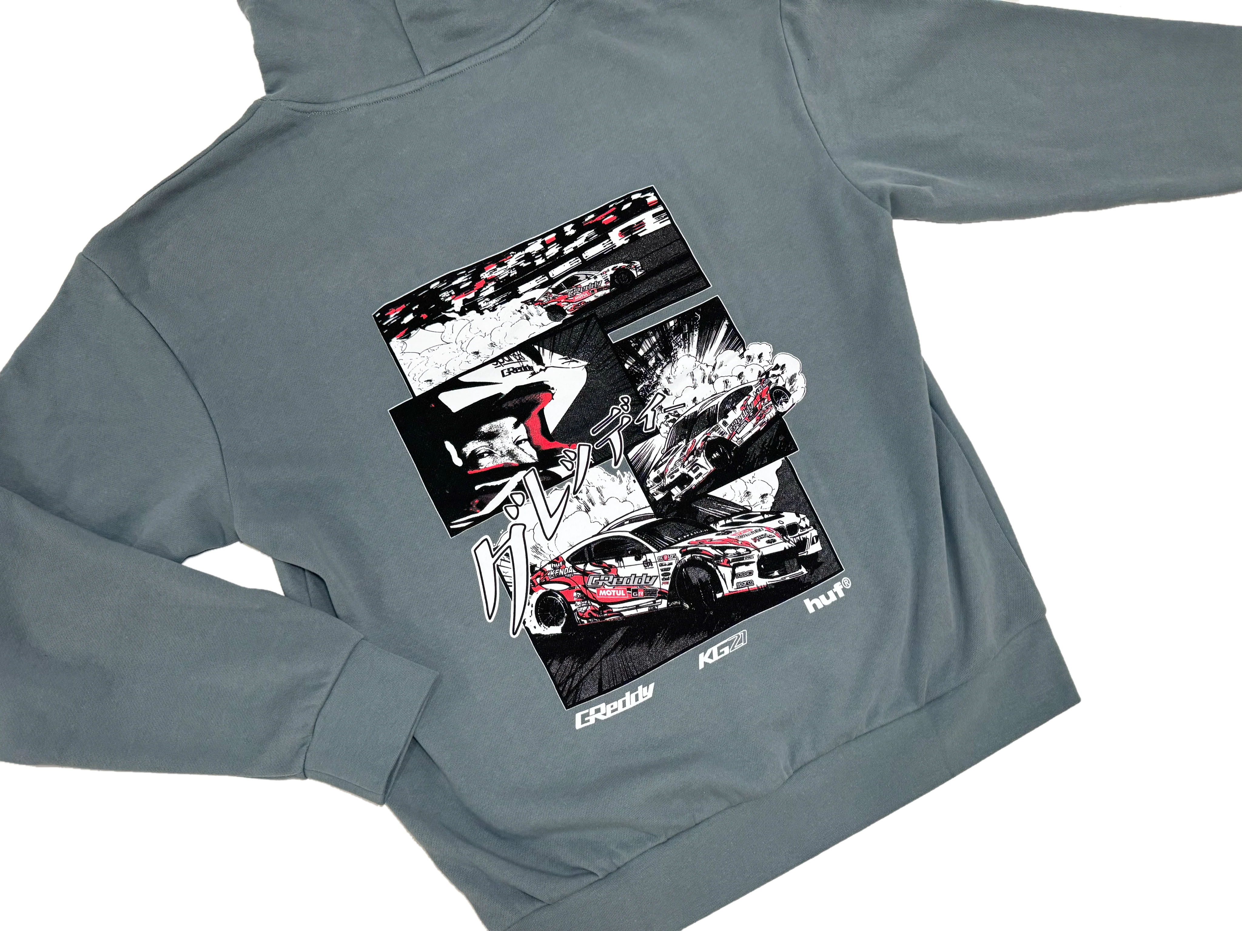 GReddy X HUF Reveal Hood(s)- Blue Magic - Image 3
