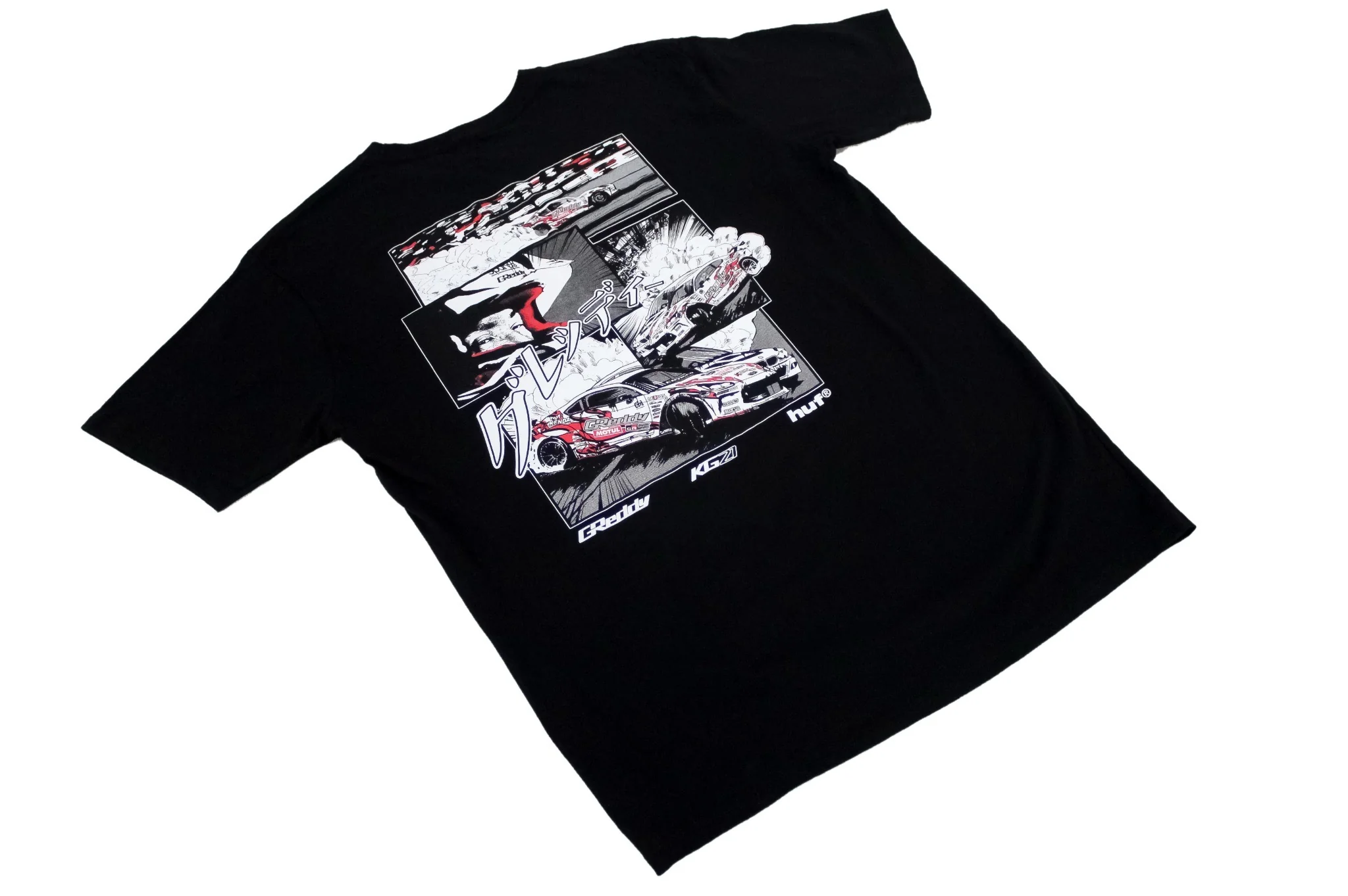 GReddy X HUF Reveal KG21 Tee(s)  - Black