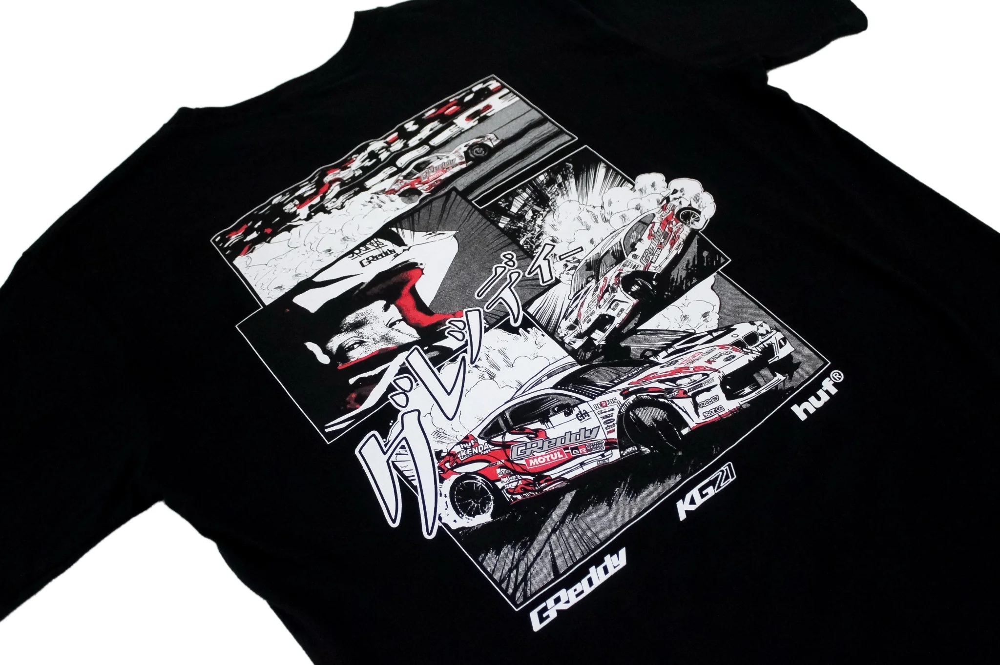 GReddy X HUF Reveal KG21 Tee(s)  - Black - Image 3
