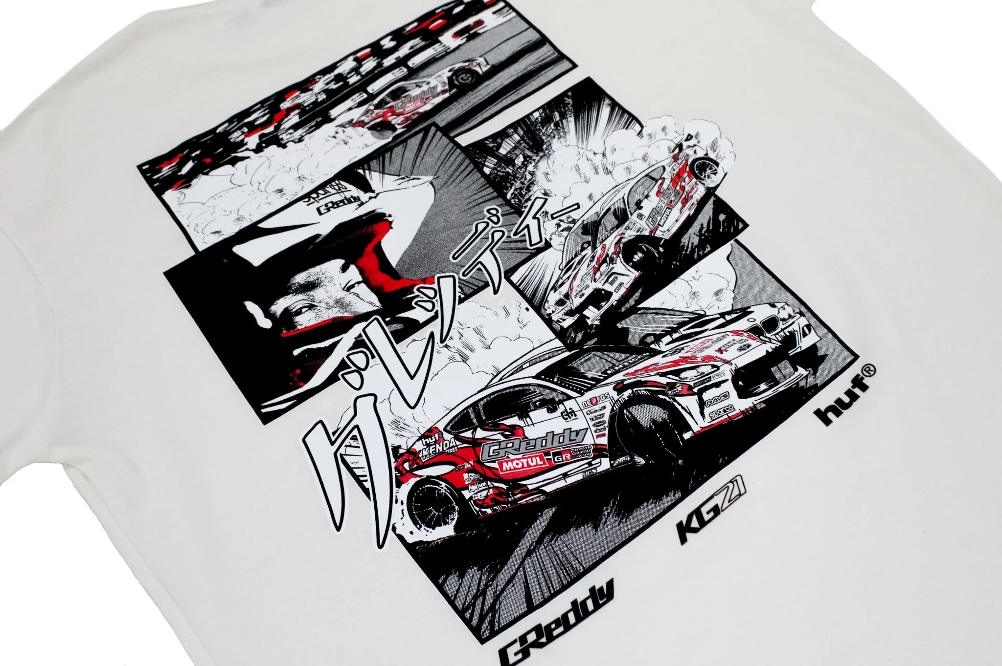 GReddy X HUF Reveal KG21 Tee(s)  - Natural - Image 3