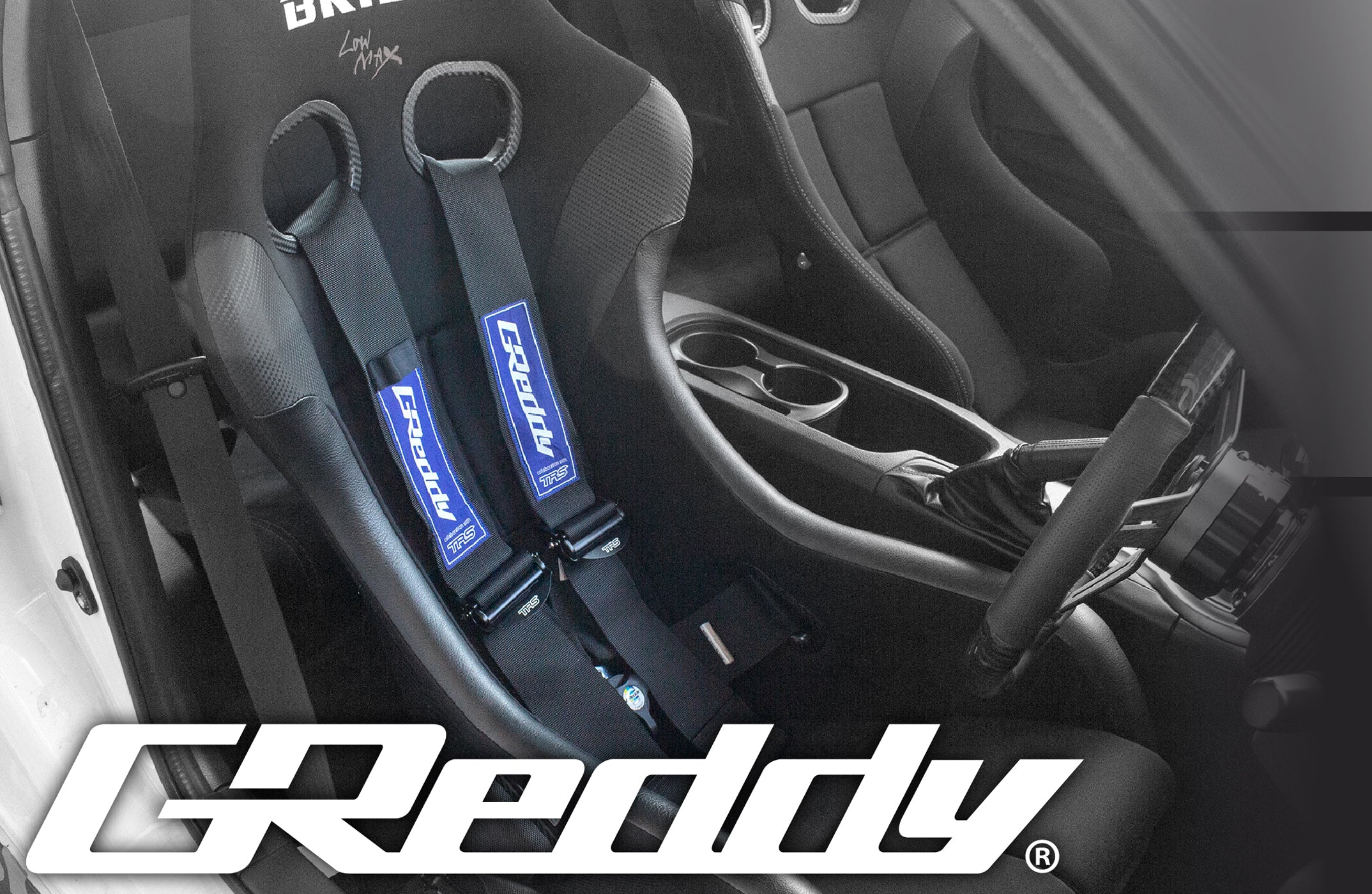 GREDDY X TRS RACING HARNESS 3IN 4P (LEFT) - BLACK - (16601023) - Image 2