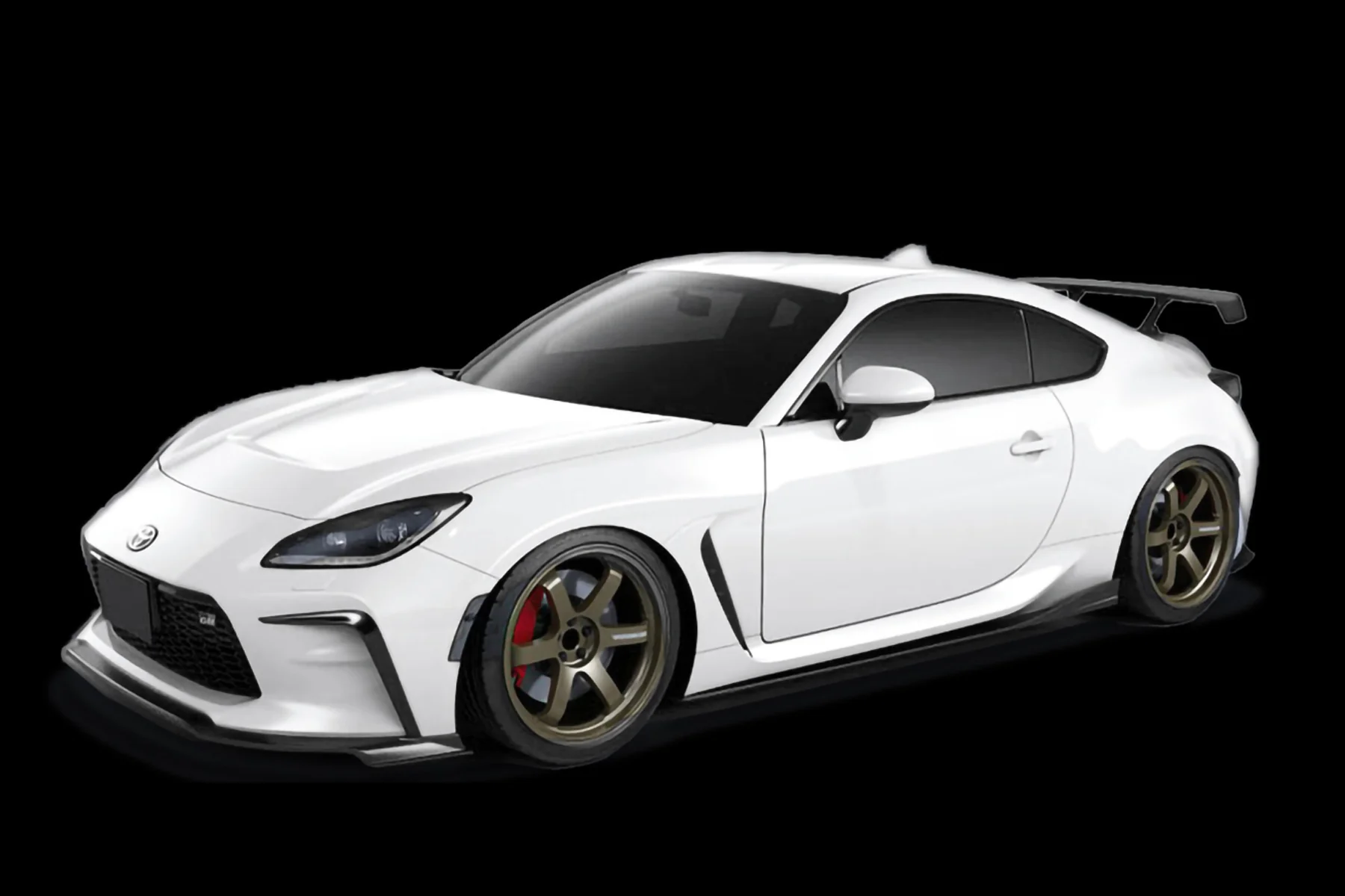 GREDDY X VOLTEX AERO KIT GR86/BRZ (ZN8/ZD8) CARBON REAR WING CENTER MOUNT CFRP - (17510238) - Image 3