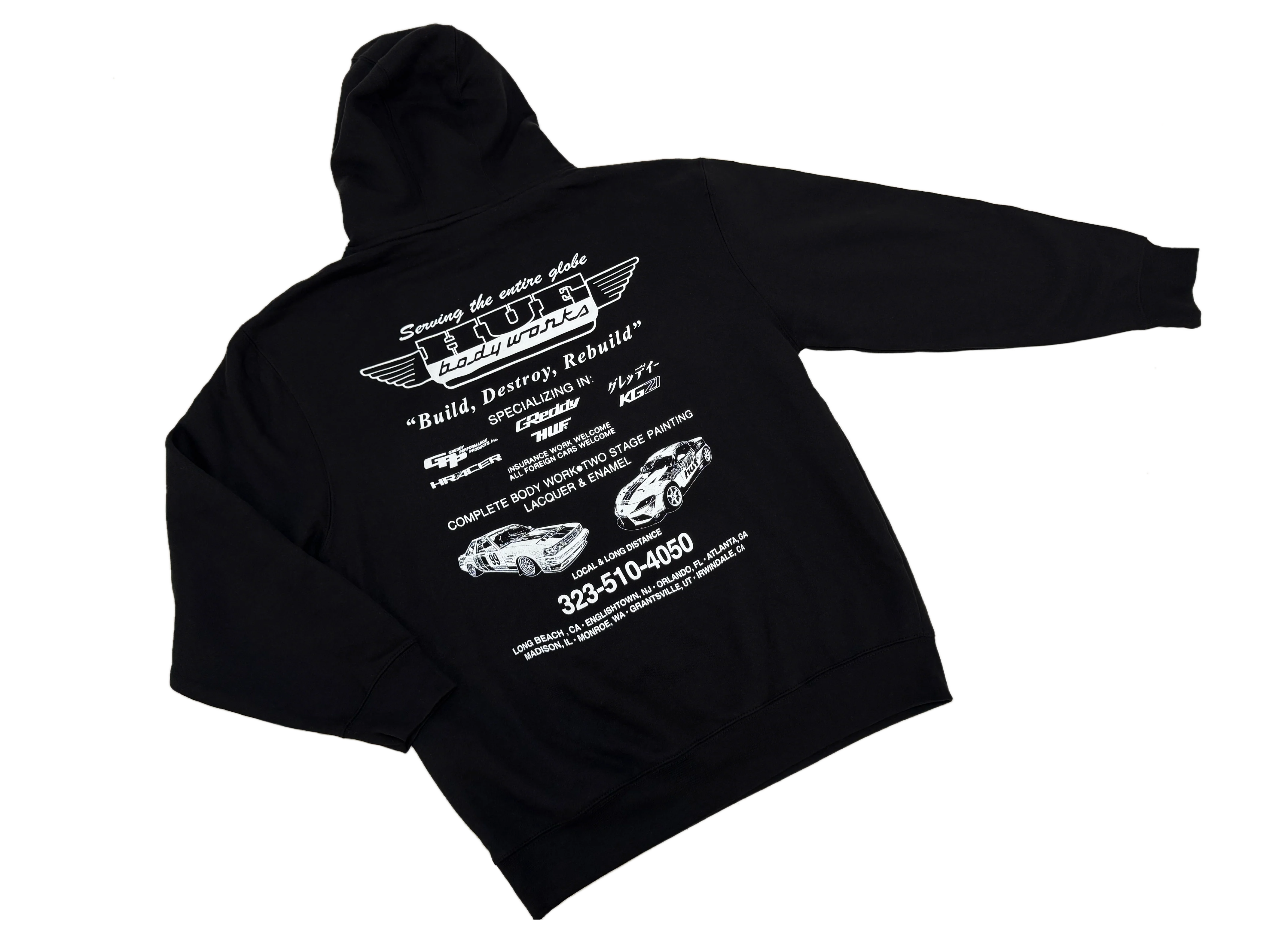 HUF x GReddy Body Works Pullover Hoodie