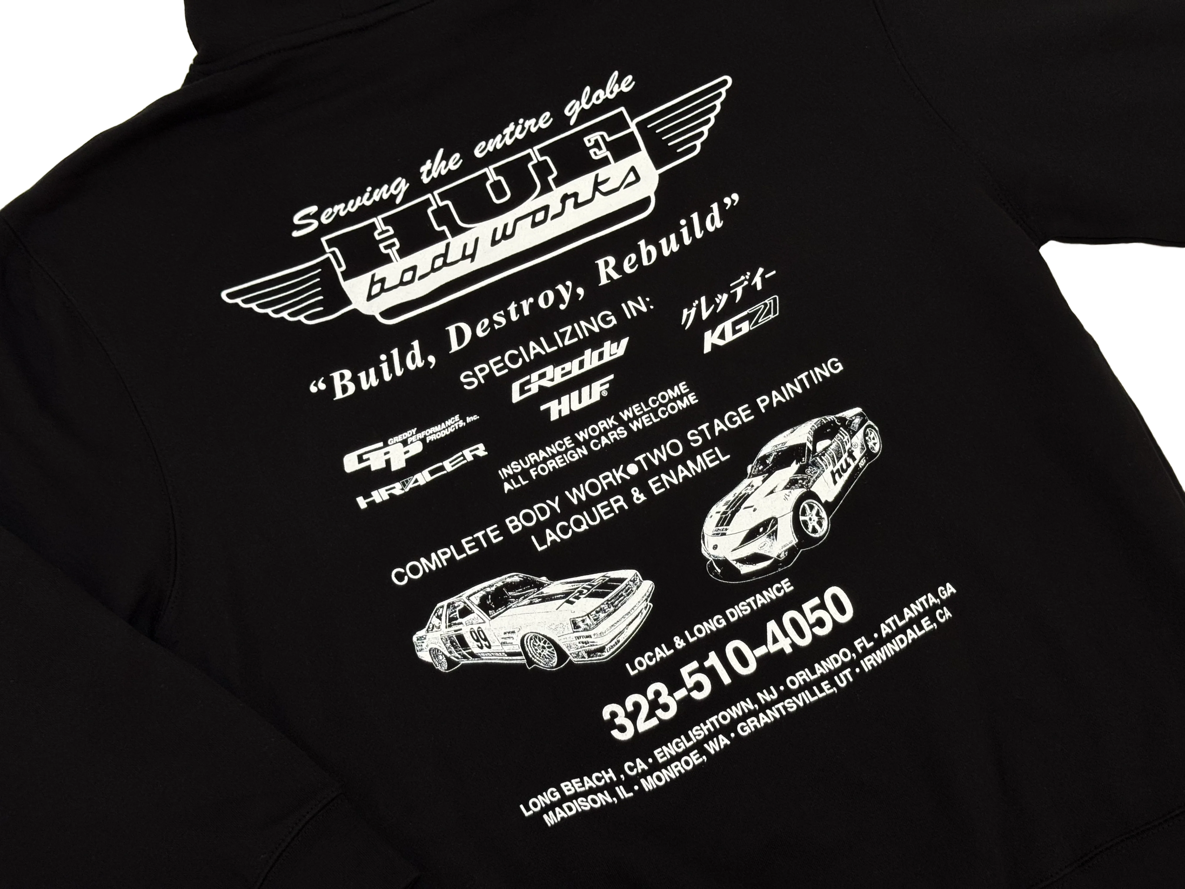 HUF x GReddy Body Works Pullover Hoodie - Image 3
