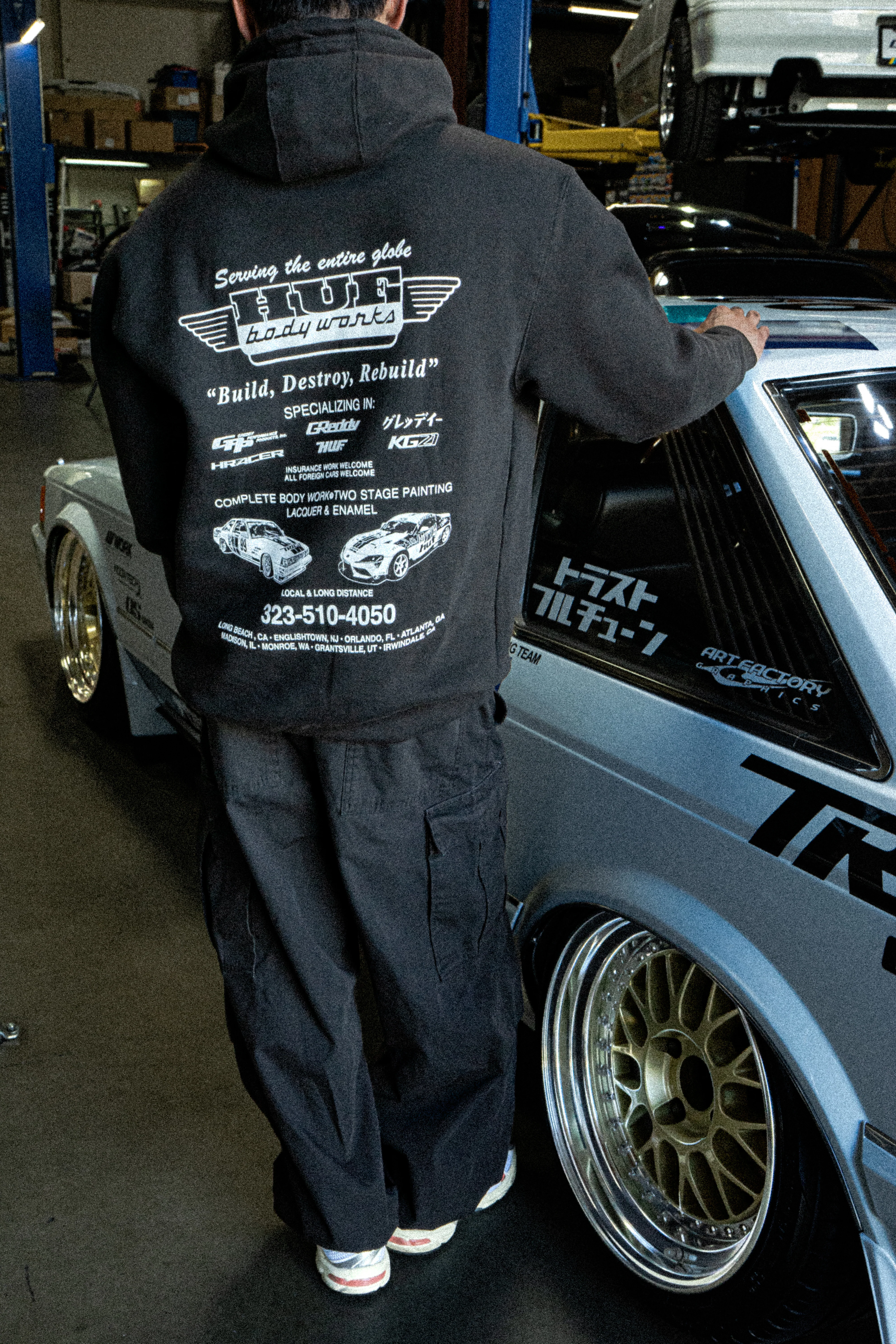 HUF x GReddy Body Works Pullover Hoodie - Image 4