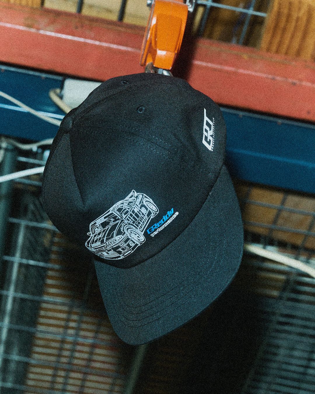 HUF x GReddy Diagram Snapback Hat - Black - Image 6