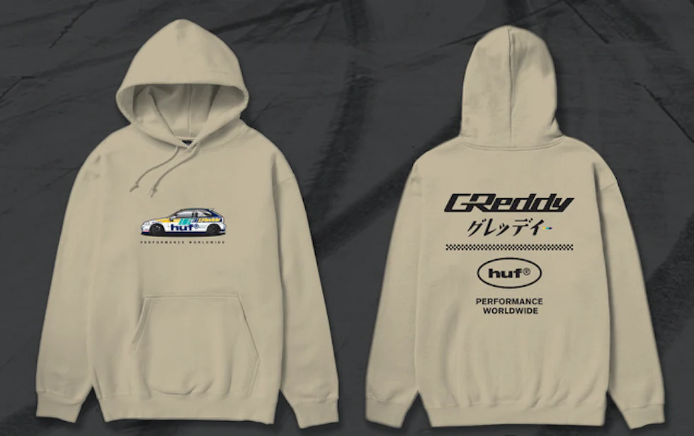 HUF x GReddy EK Hood - Sand - Image 4