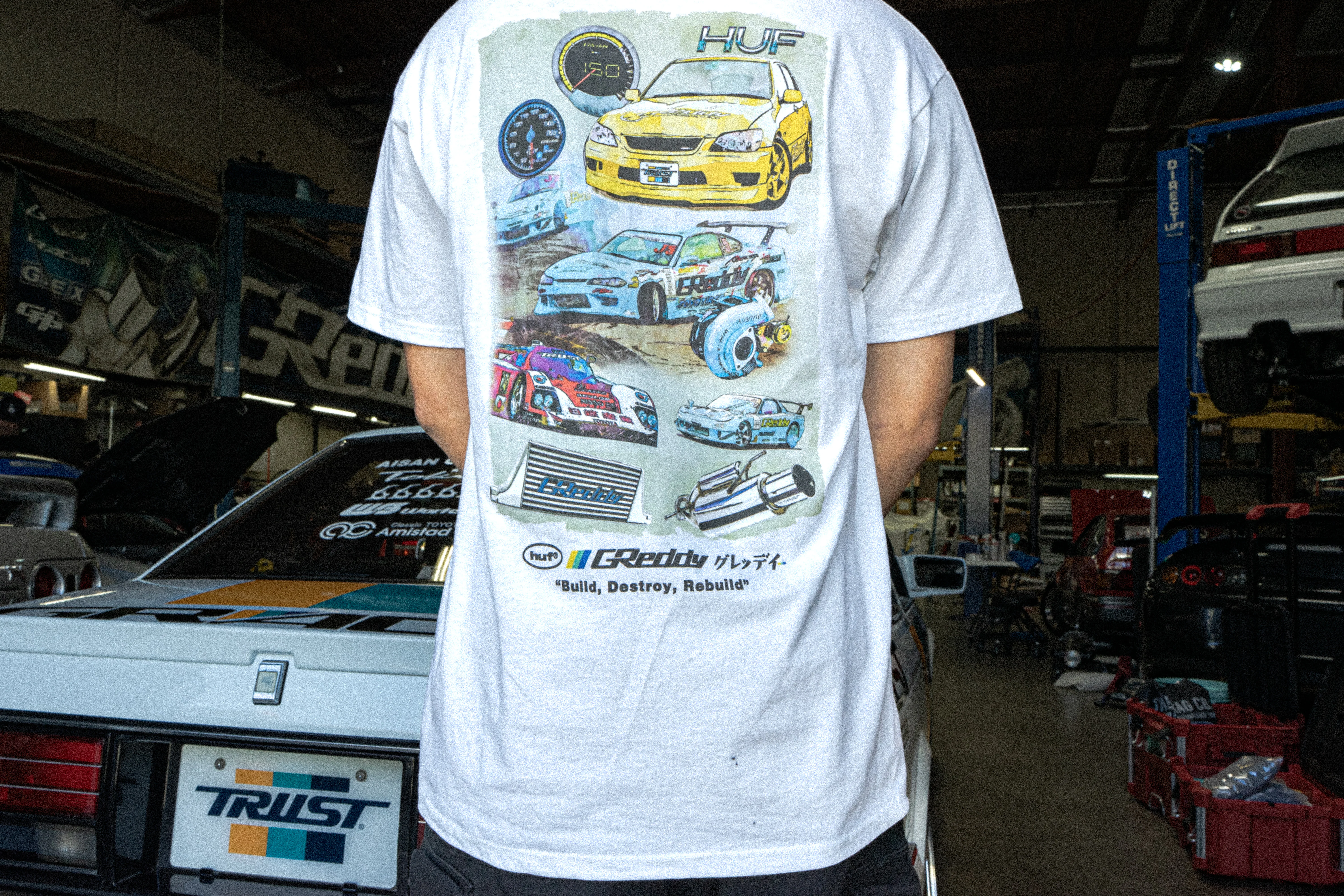 HUF x GReddy Parts T-Shirt - Image 4