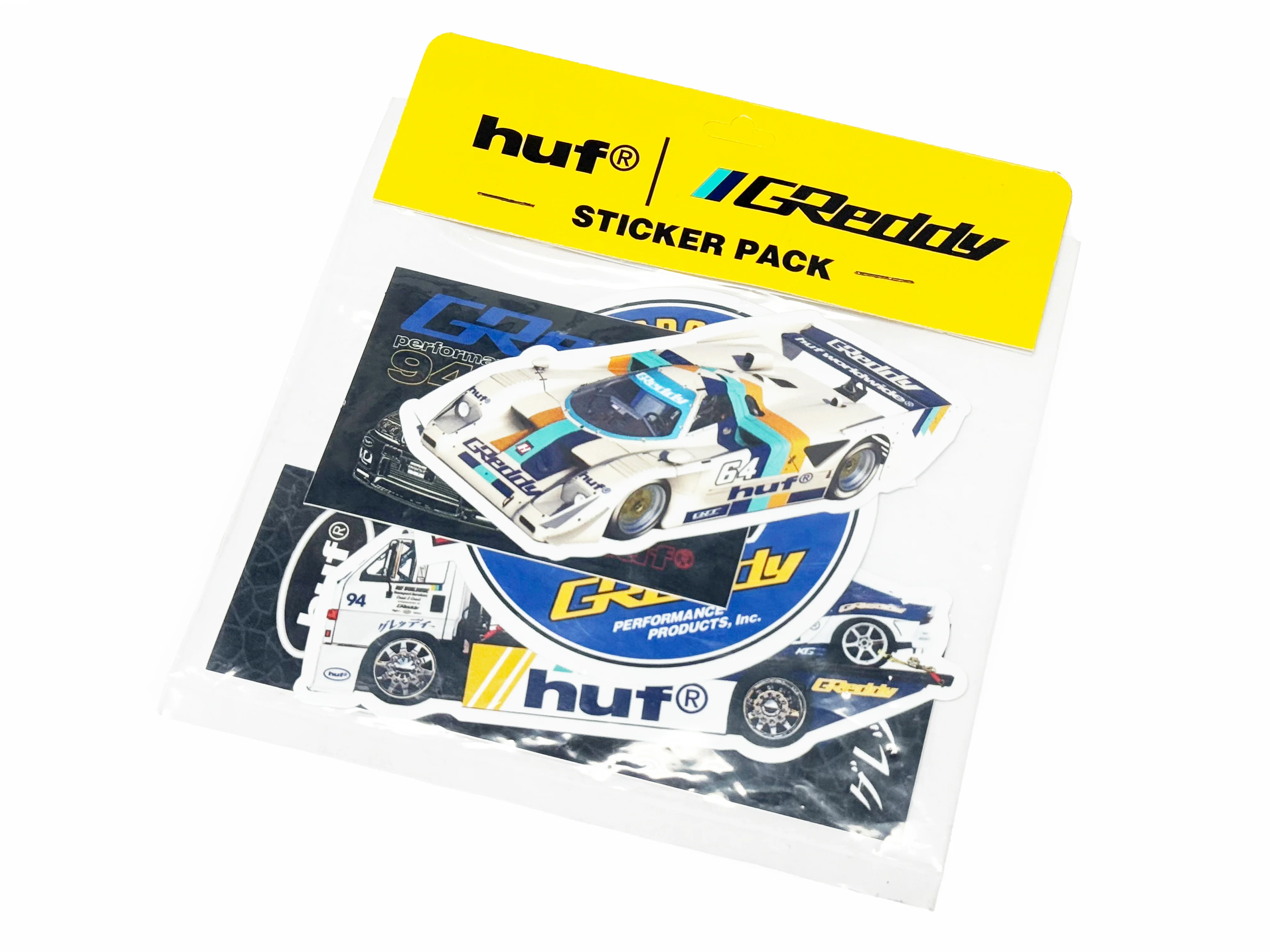 Huf X GReddy Sticker Pack - Multi. - Image 3