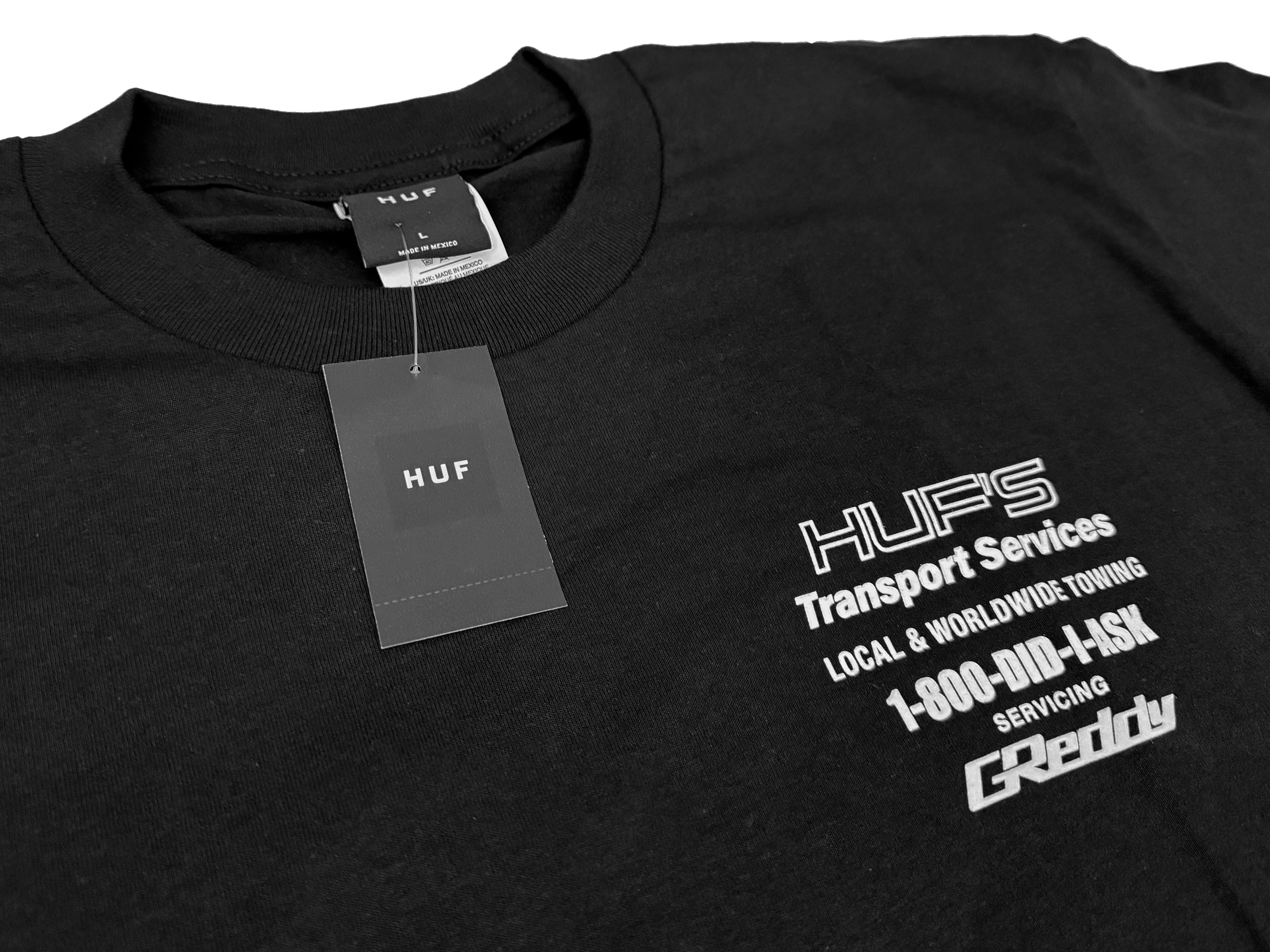 HUF x GReddy Tow S/S Tee - Black - Image 4