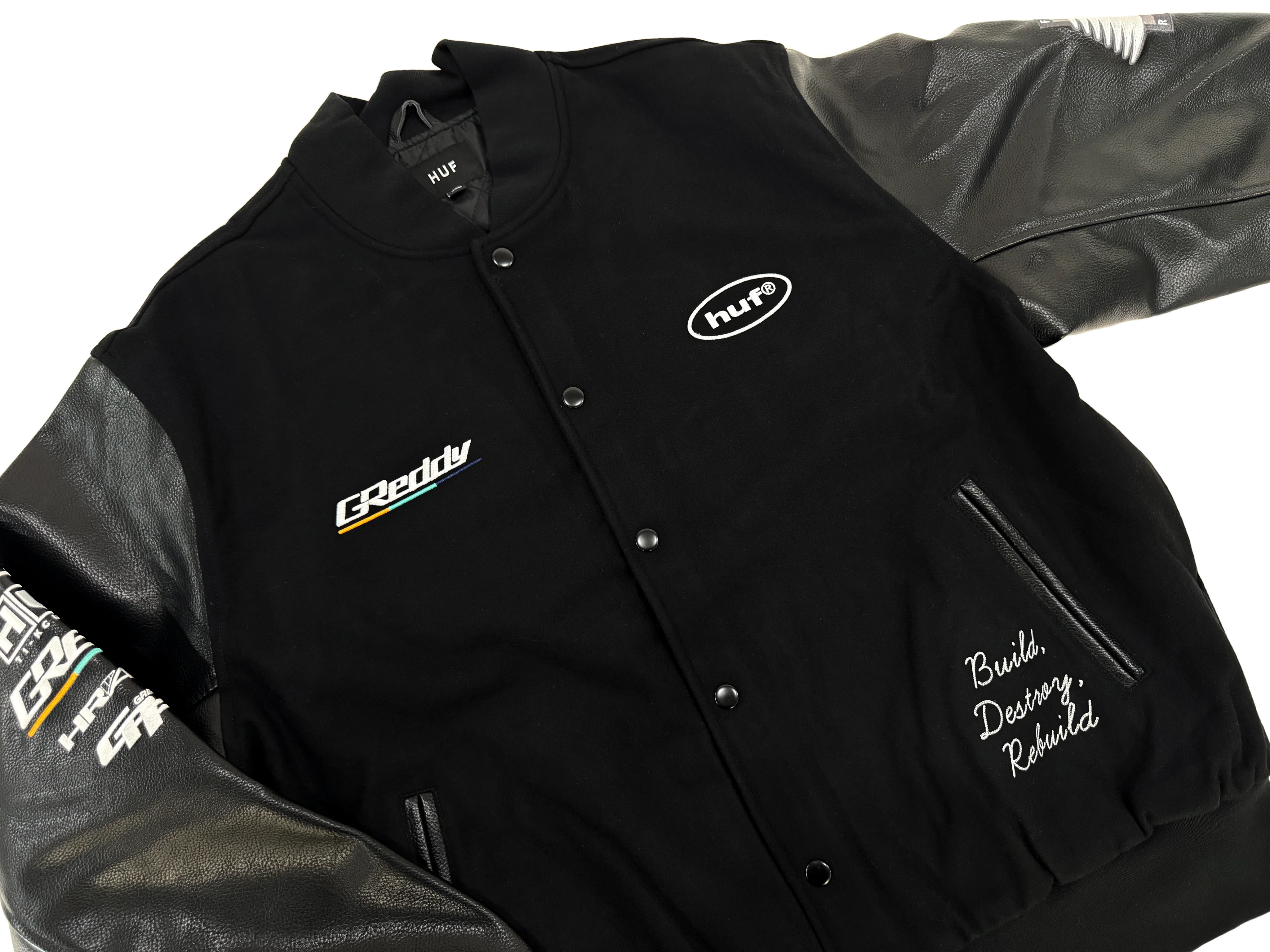 HUF x GReddy Varsity Jacket - Image 3
