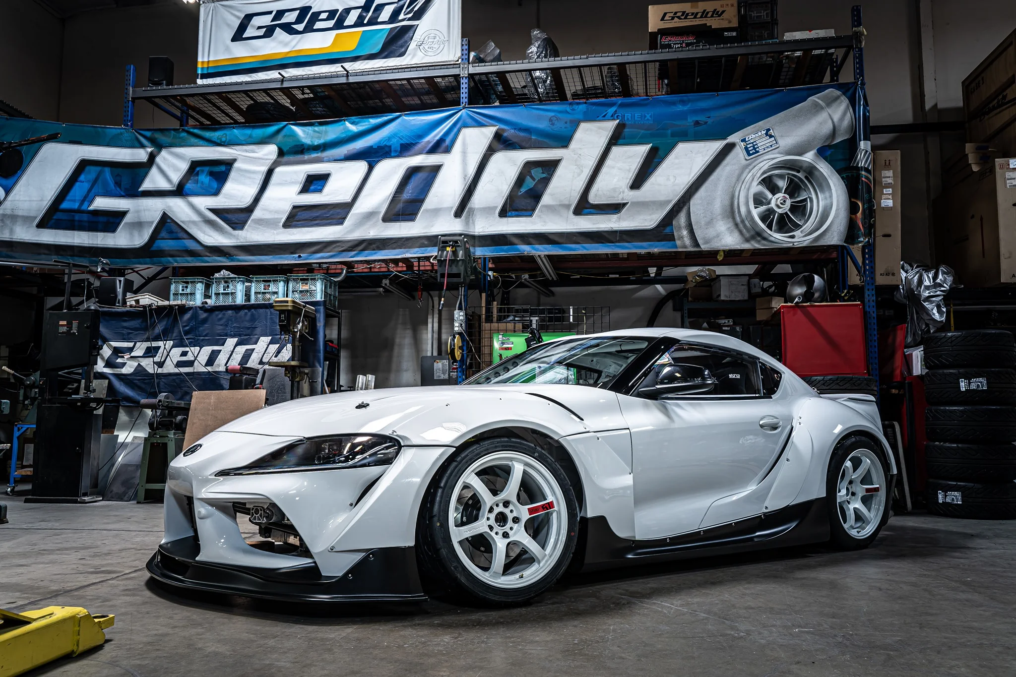 HUF x GReddy Yokomo Pandem A90 GR Supra 1/10 RC Body (clear) - (limited release) - Image 11