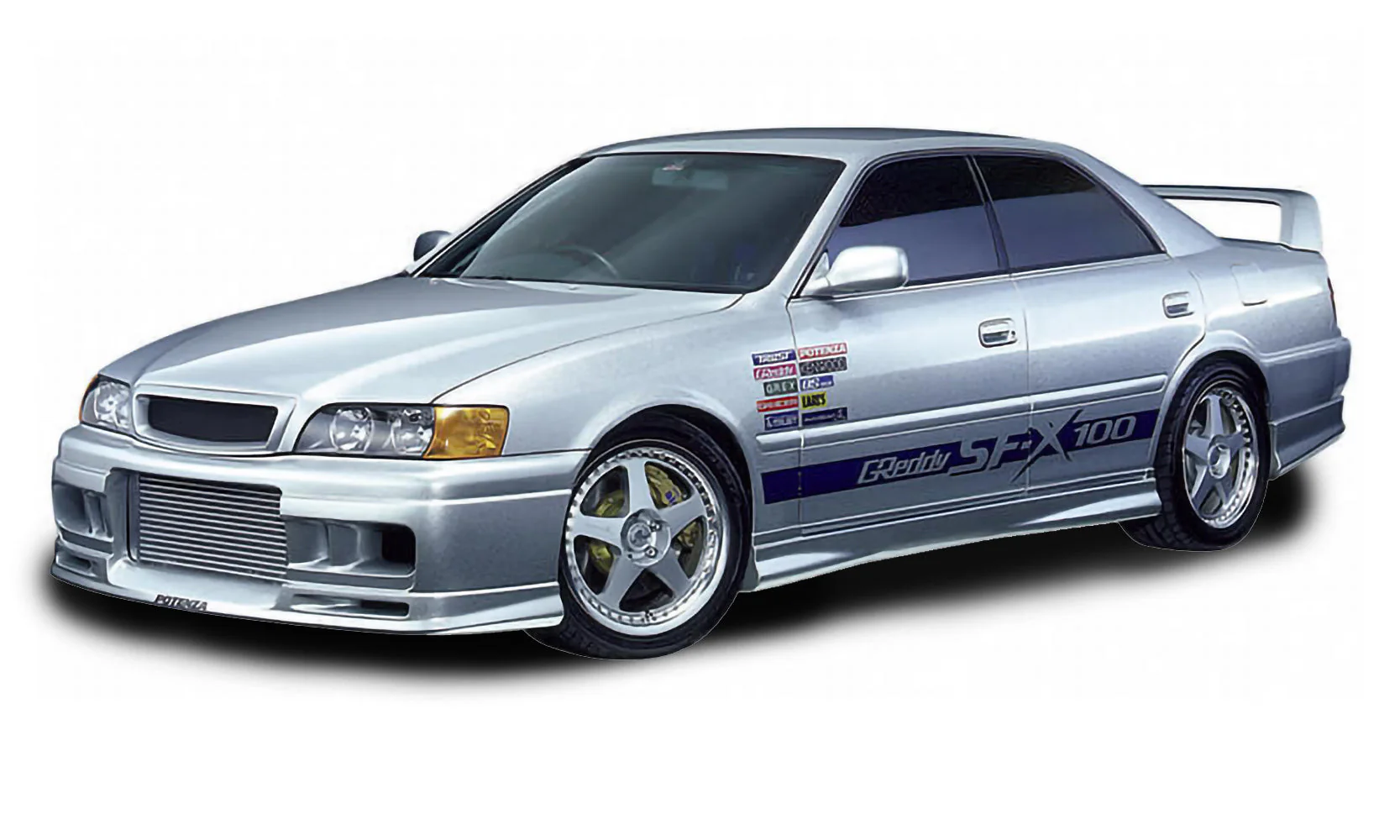 FRONT LIP SPOILER CHASER (JZX100) - (17010041) - Image 2