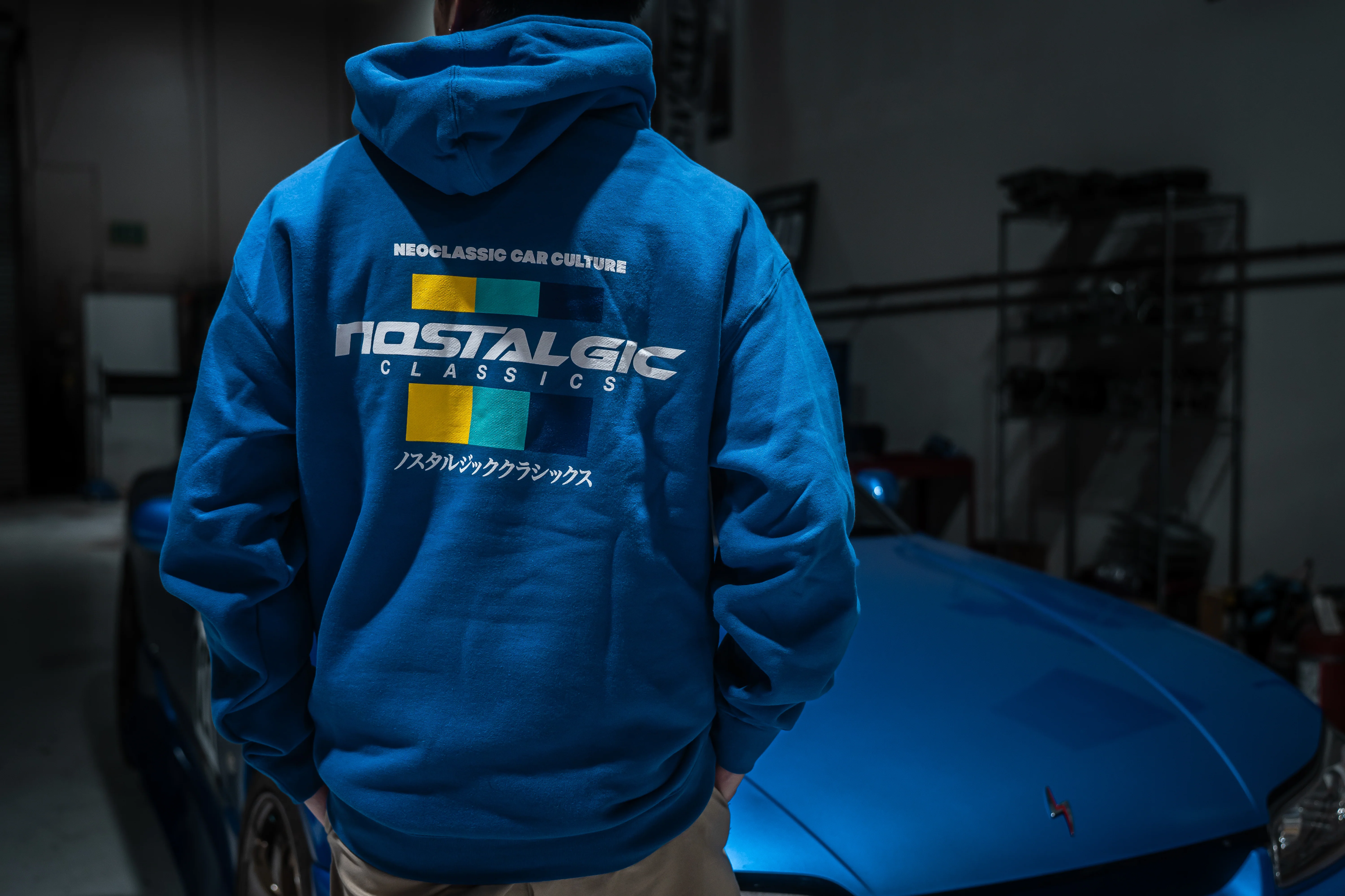 Nostalgic Classics Trust Pullover Hood - Royal - Image 5