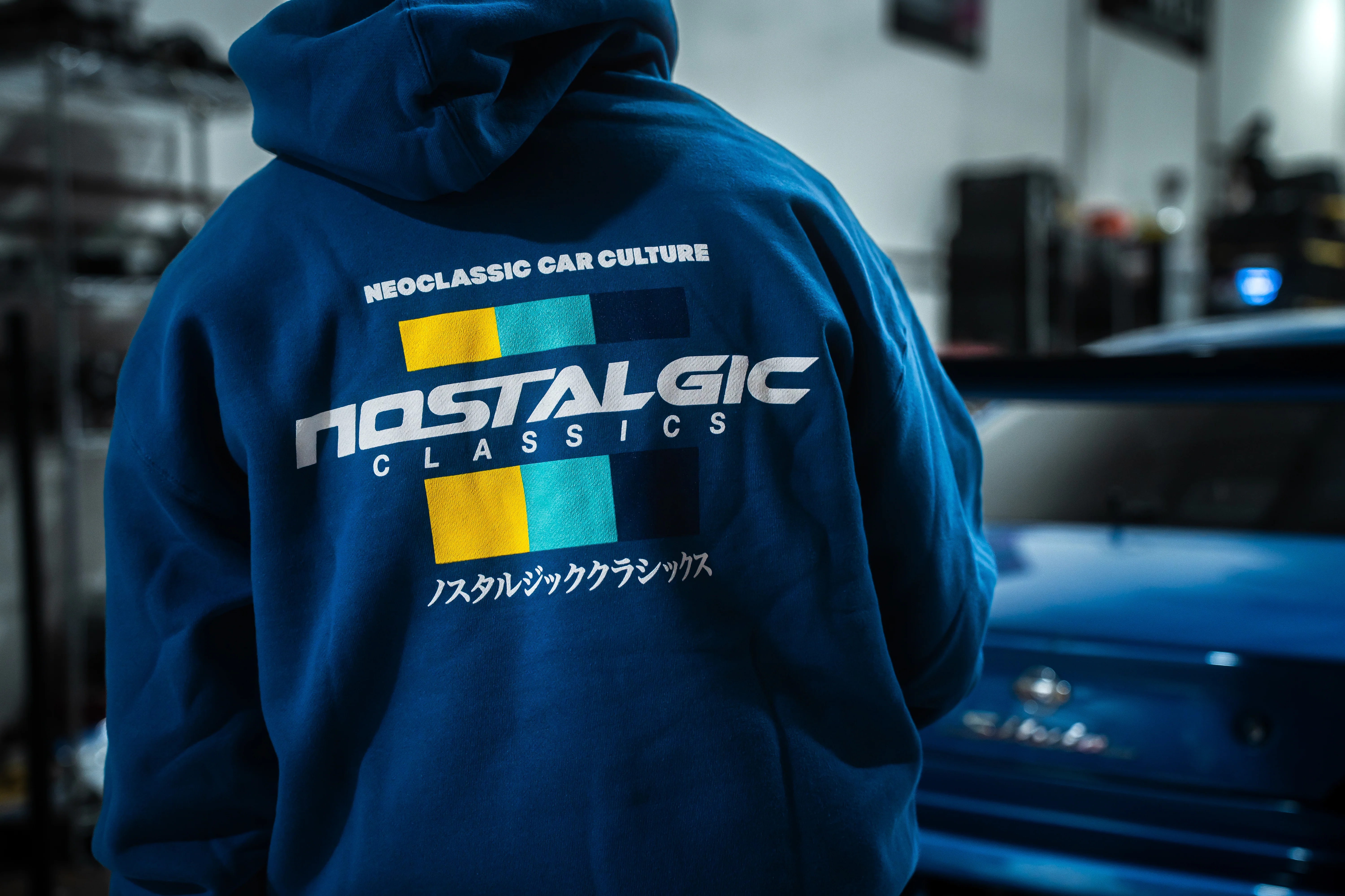 Nostalgic Classics Trust Pullover Hood - Royal - Image 6