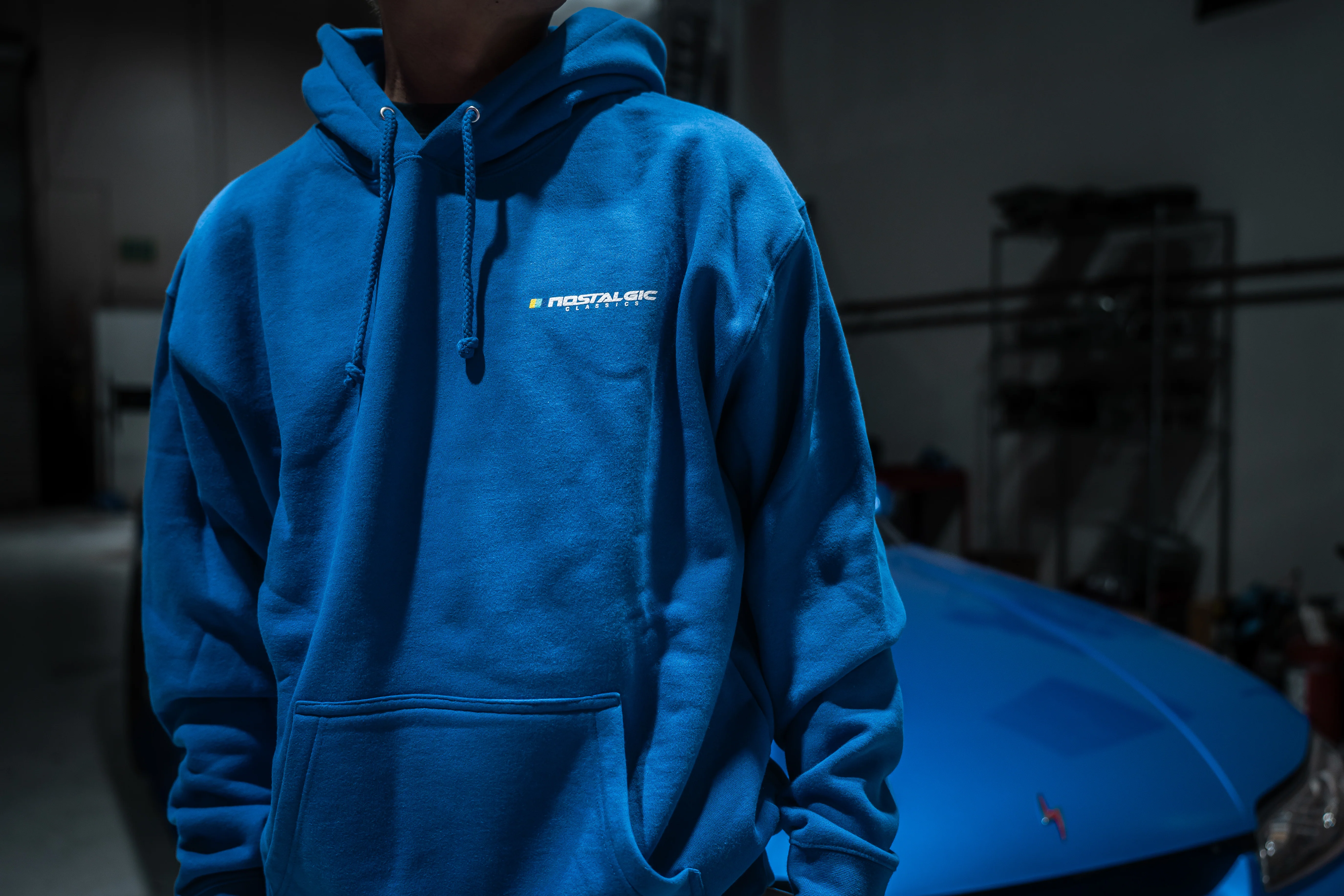 Nostalgic Classics Trust Pullover Hood - Royal - Image 7
