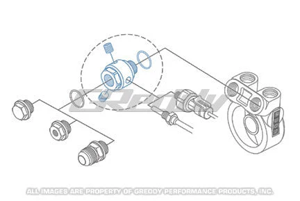 GREDDY M18xP1.5 O-RING MULTI SENSOR PORT FITTING - (12401178) - Image 3