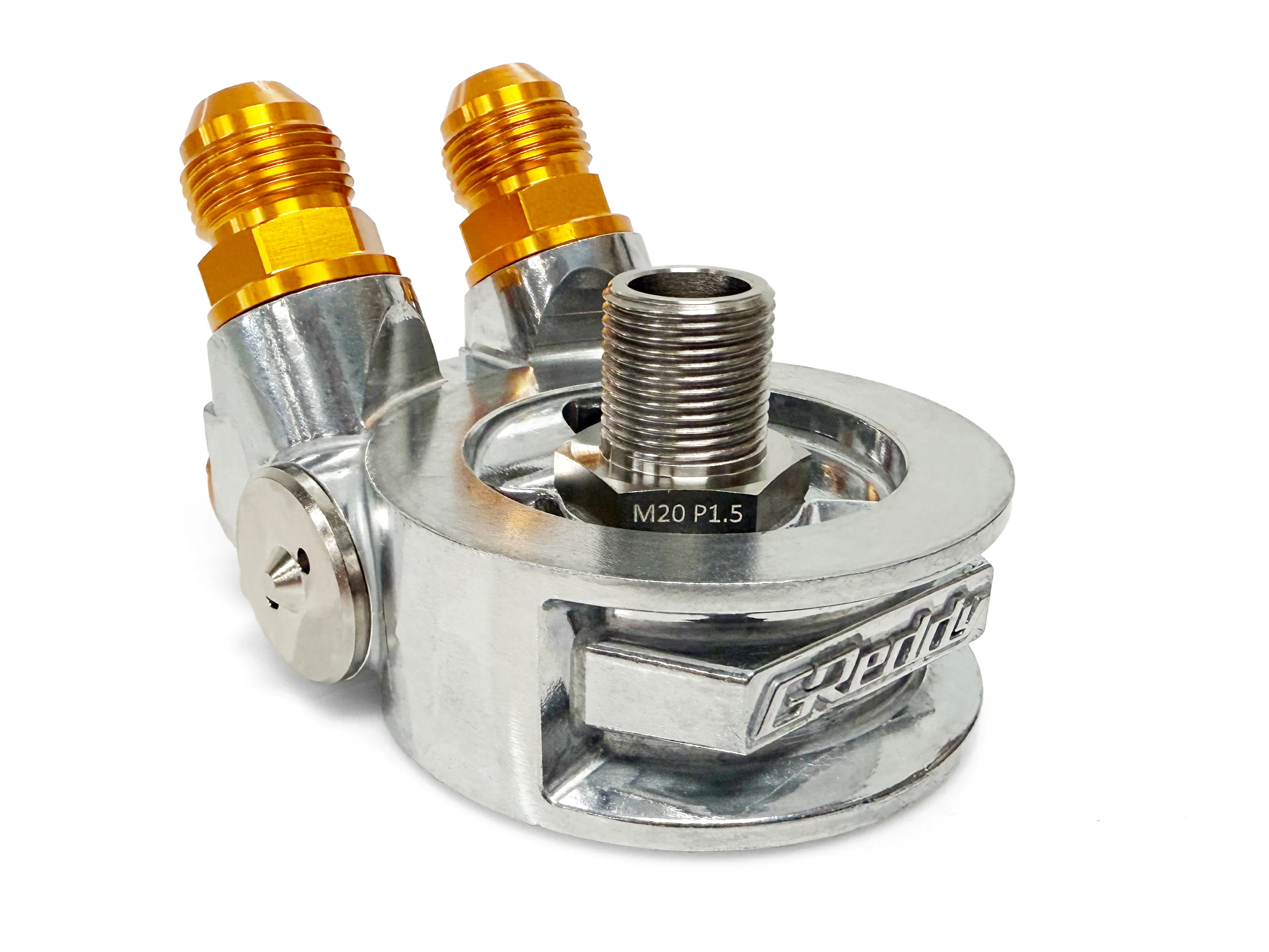 OIL COOLER STD BLOCK, ENG: M20x1.5, FILTER: M20xP1.5, 10AN - (12401190)  NEW! - Image 2