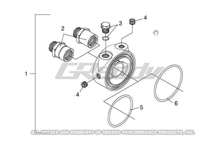 REPLACEMENT 65MM DIA O-RING FOR OIL FILTER BLOCK SENSOR ADAPTER (LG) - (12401161) - Image 2