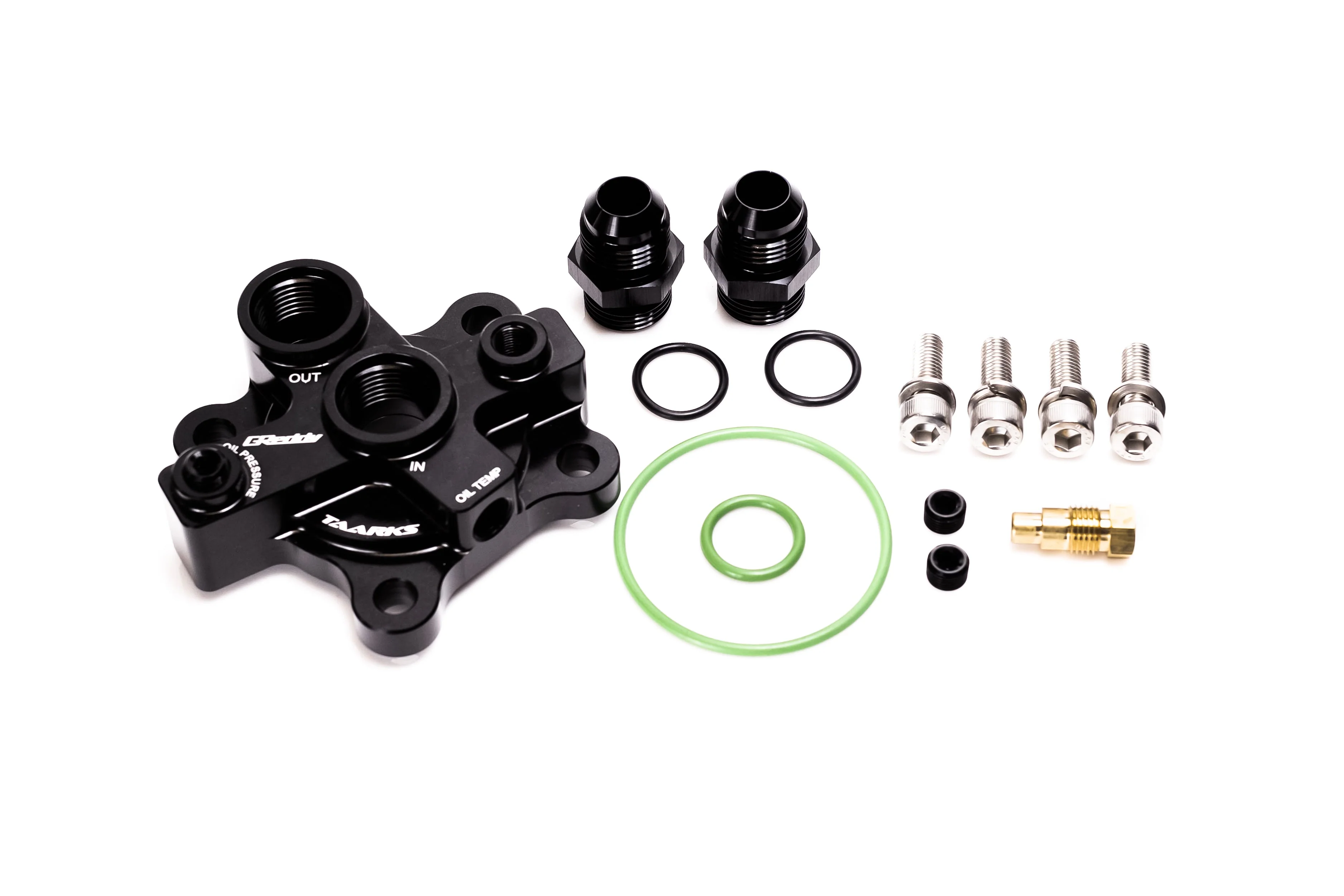 GREDDY X TAARKS RB26 BOLT-ON OIL BLOCK ADAPTER, 10AN - (12428100) - Image 5