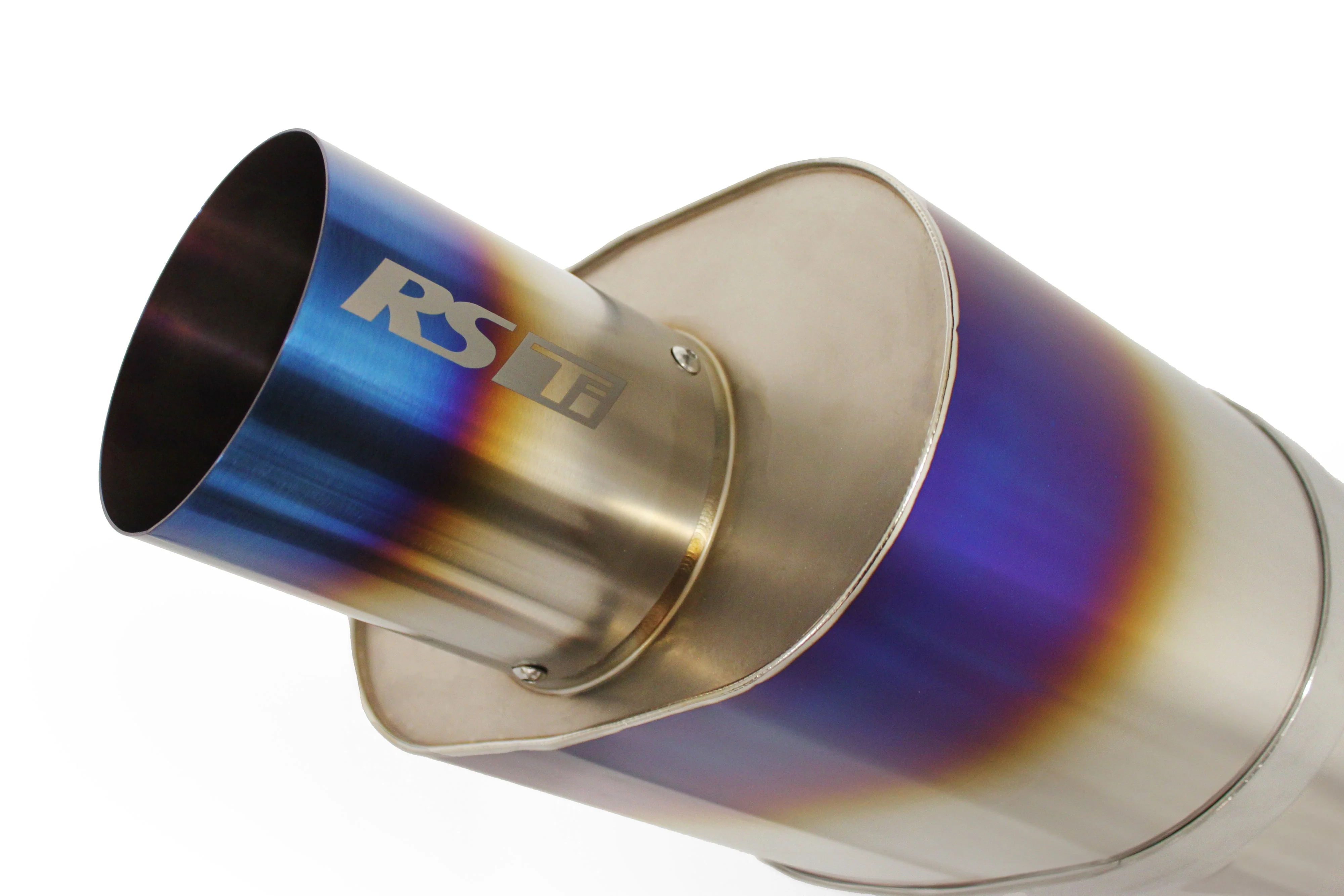 RS-TI UNIVERSAL OVAL MUFFLER 2.5"- 105MM TIP  - (11003525) - Image 2