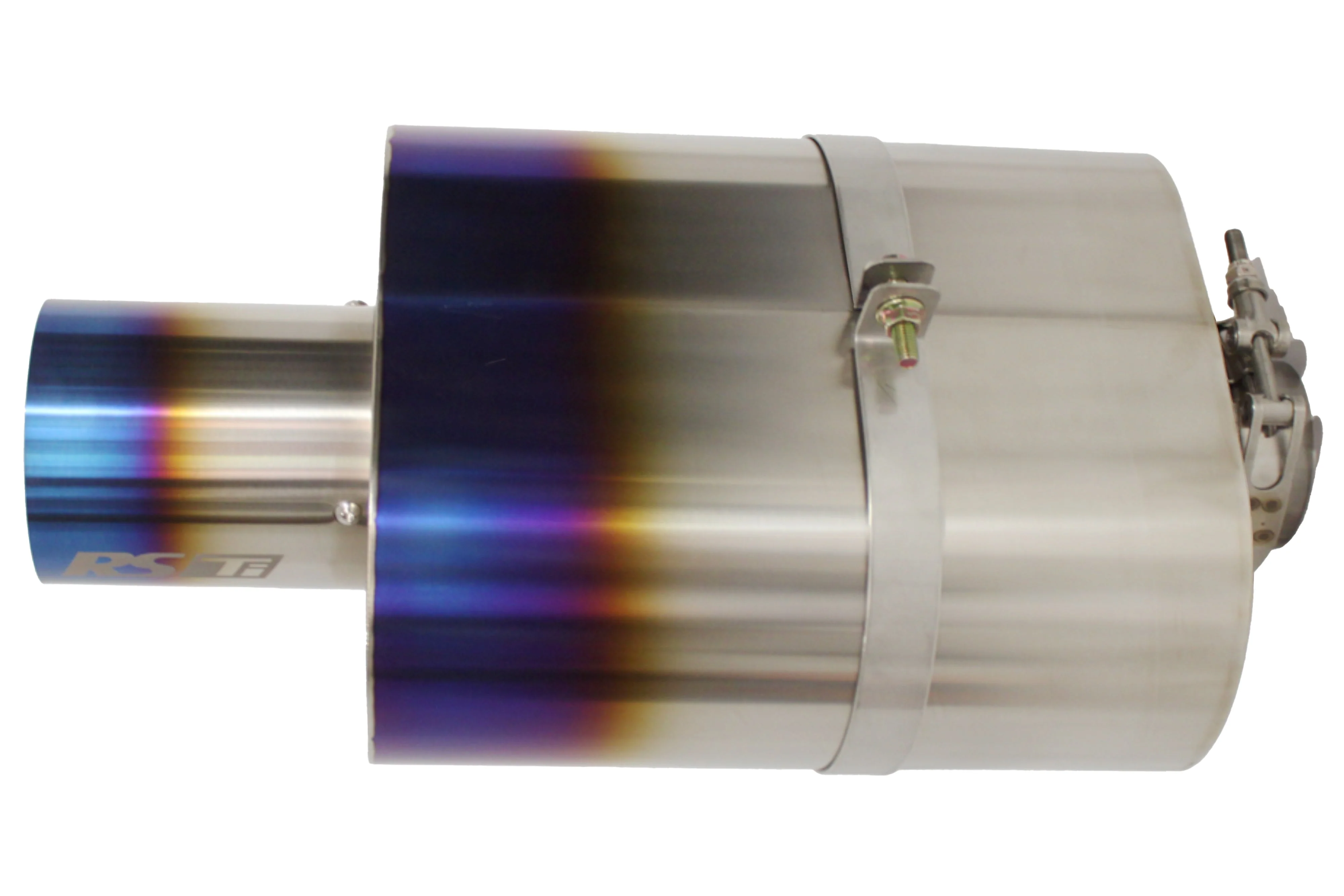 RS-TI UNIVERSAL OVAL MUFFLER 2.5"- 105MM TIP  - (11003525) - Image 5