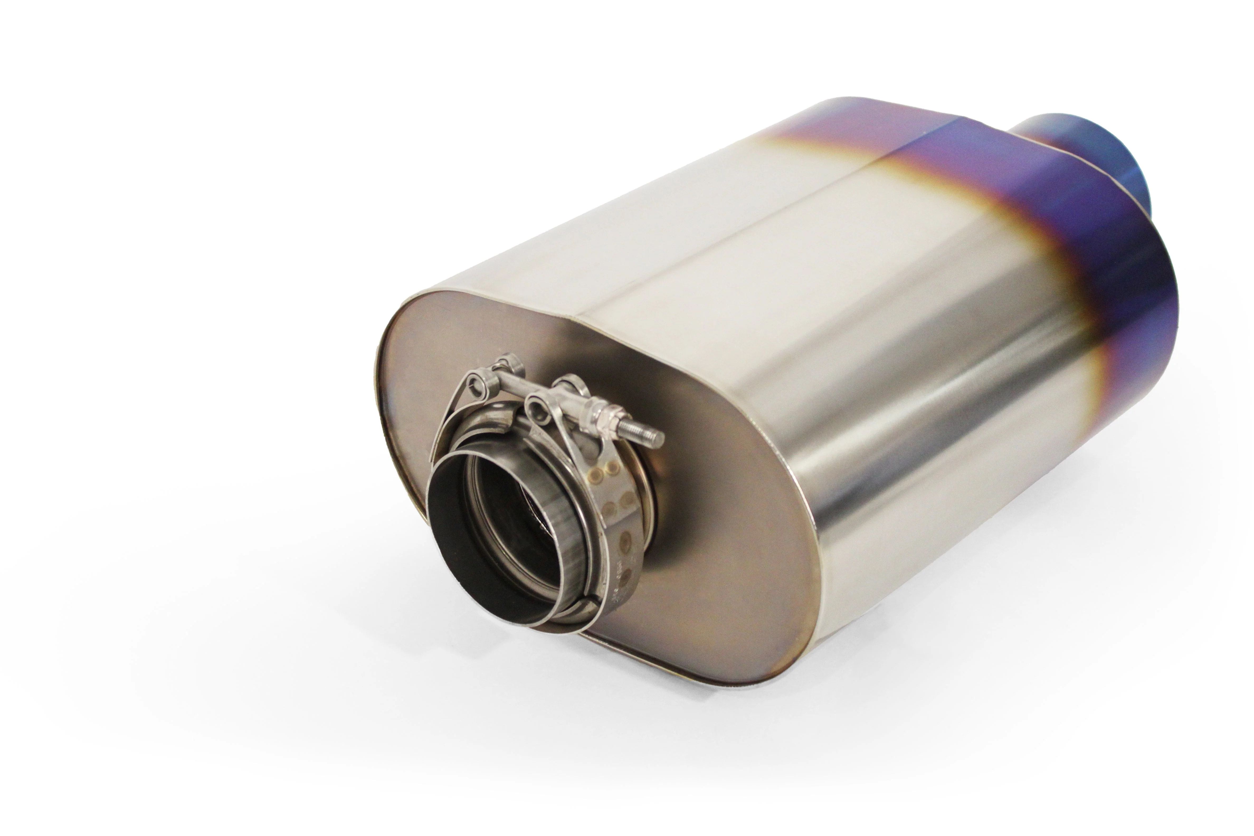 RS-TI UNIVERSAL OVAL MUFFLER 3.0"- 105MM TIP - (11003530) - Image 4