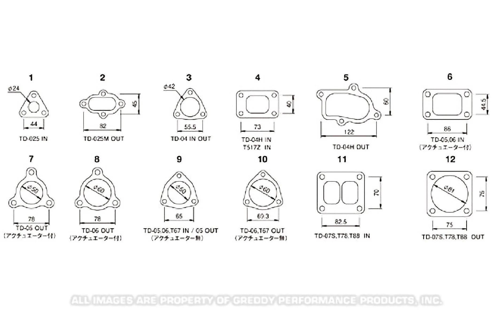 TD TURBO OUTLET (ACT/EXT) GASKET TD06S TD06SH-16  - (11900141) - Image 3