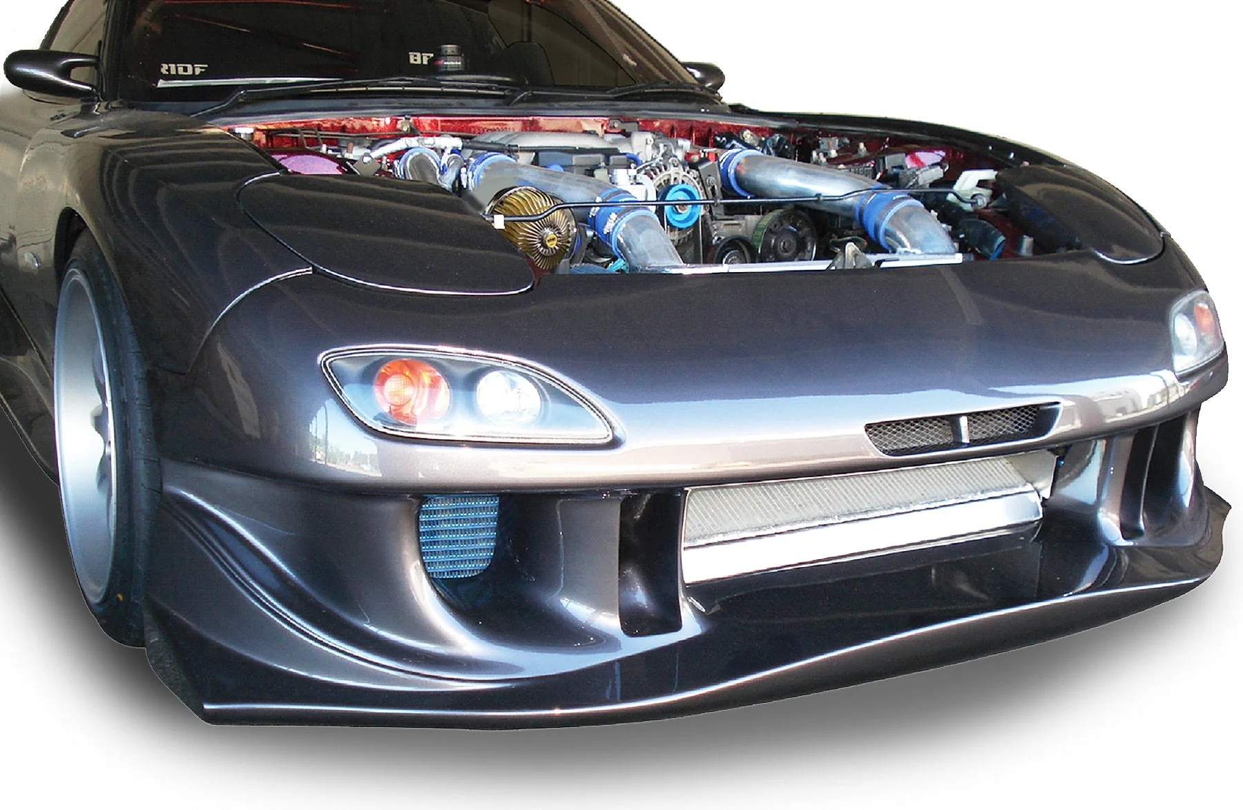 GREDDY V-MOUNT INTERCOOLER / RADIATOR KIT FD3S Ver. 2 STANDARD KIT - (12040703 / 12040720) - Image 6